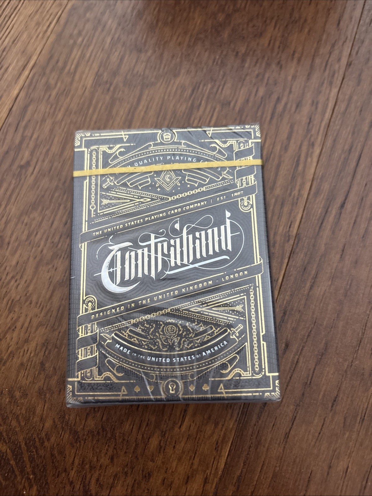 Contraband Deck Playing Cards Poker Size Theory 11 USPCC Limited Edition Sealed Contraband Deck Playing Cards Poker Size Theory 11 USPCC Limited Edition Sealed