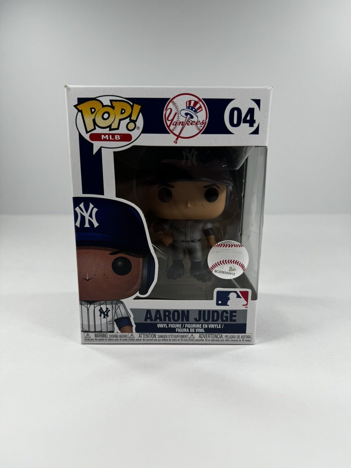 Funko Pop Aaron Judge 04 MLB New York Yankees Gray Away Jersey Vinyl