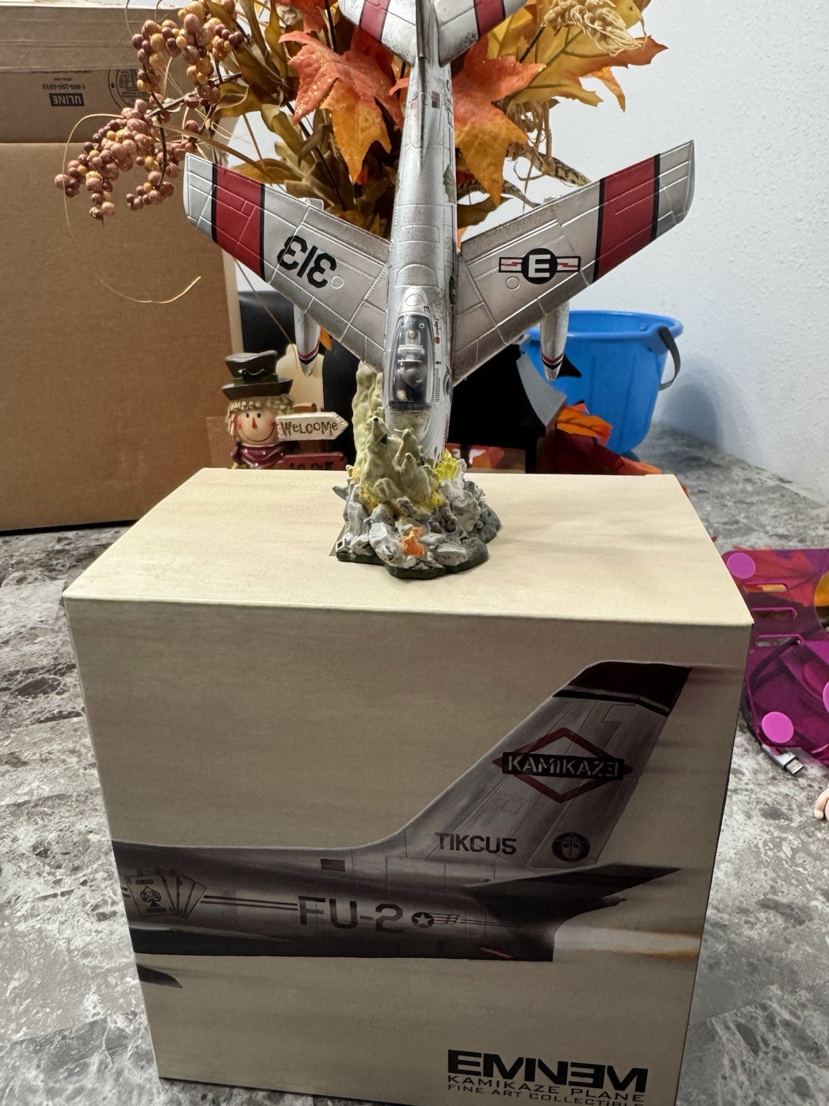 Eminem Kamikaze Plane Fine-Art Collectible Figurine Eminem Kamikaze Plane Fine-Art Collectible Figurine