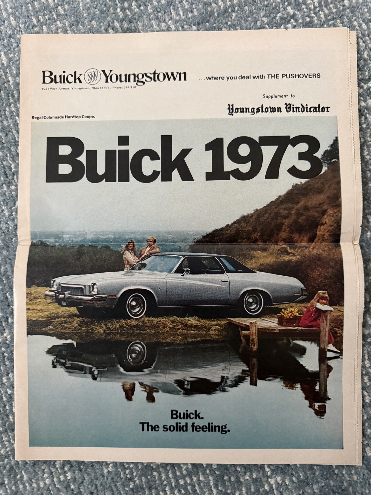 FREE SHIP Buick 1973 Newspaper Supplement to Youngstown Vindicator Automobilia FREE SHIP Buick 1973 Newspaper Supplement to Youngstown Vindicator Automobilia
