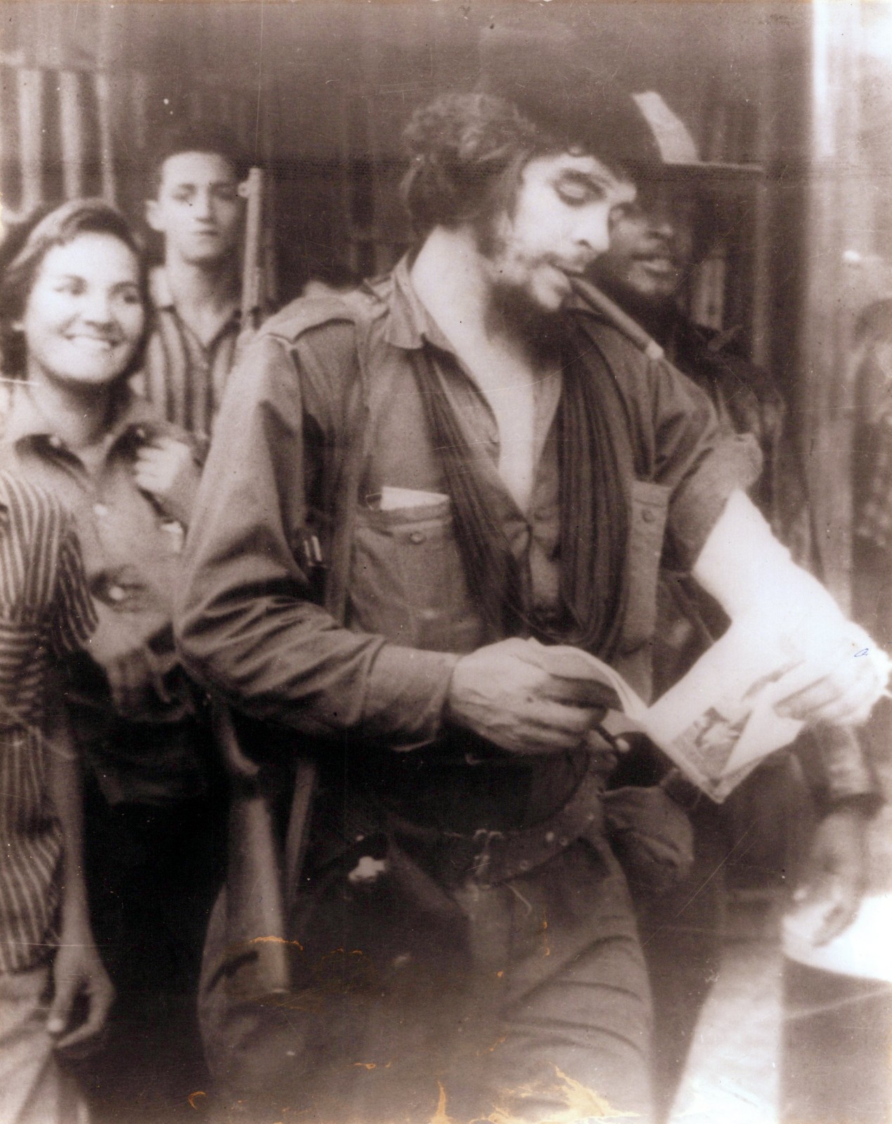 RARE CUBAN CUBA ERNESTO CHE GUEVARA PORTRAIT REVOLUTION 1960s ORIG PHOTO 541
