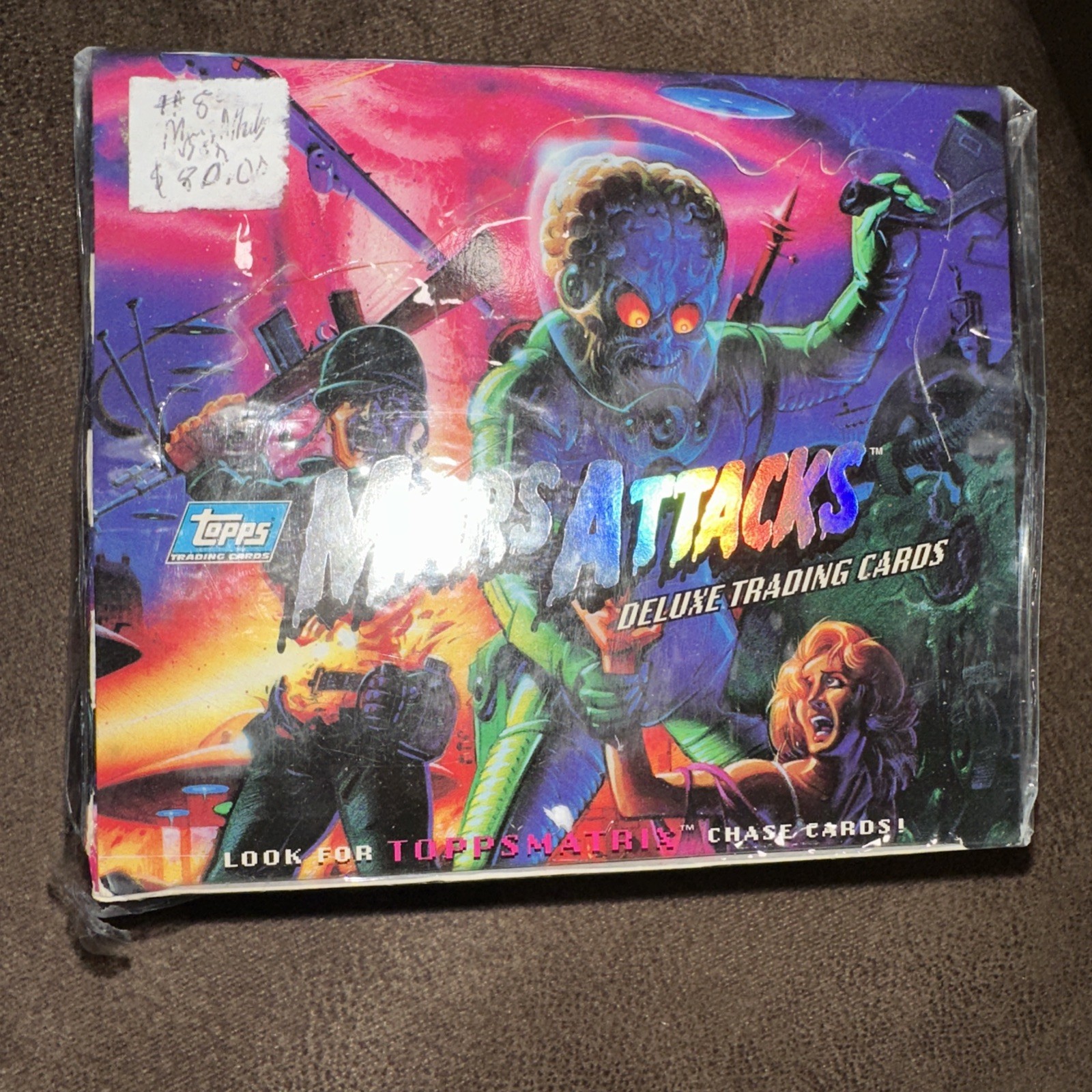 1994 Topps Mars Attacks Deluxe Trading Cards Sealed Box Classic Franchise 1994 Topps Mars Attacks Deluxe Trading Cards Sealed Box Classic Franchise