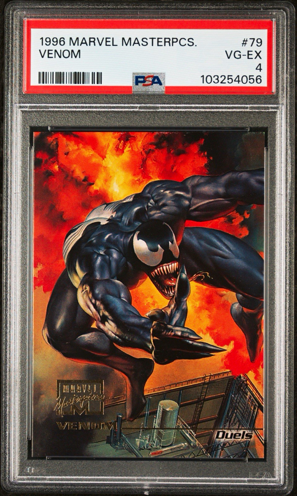 1996 Fleer/SkyBox Marvel Masterpieces Venom #79 PSA Graded Cert 103254056 1996 Fleer/SkyBox Marvel Masterpieces Venom #79 PSA Graded Cert 103254056