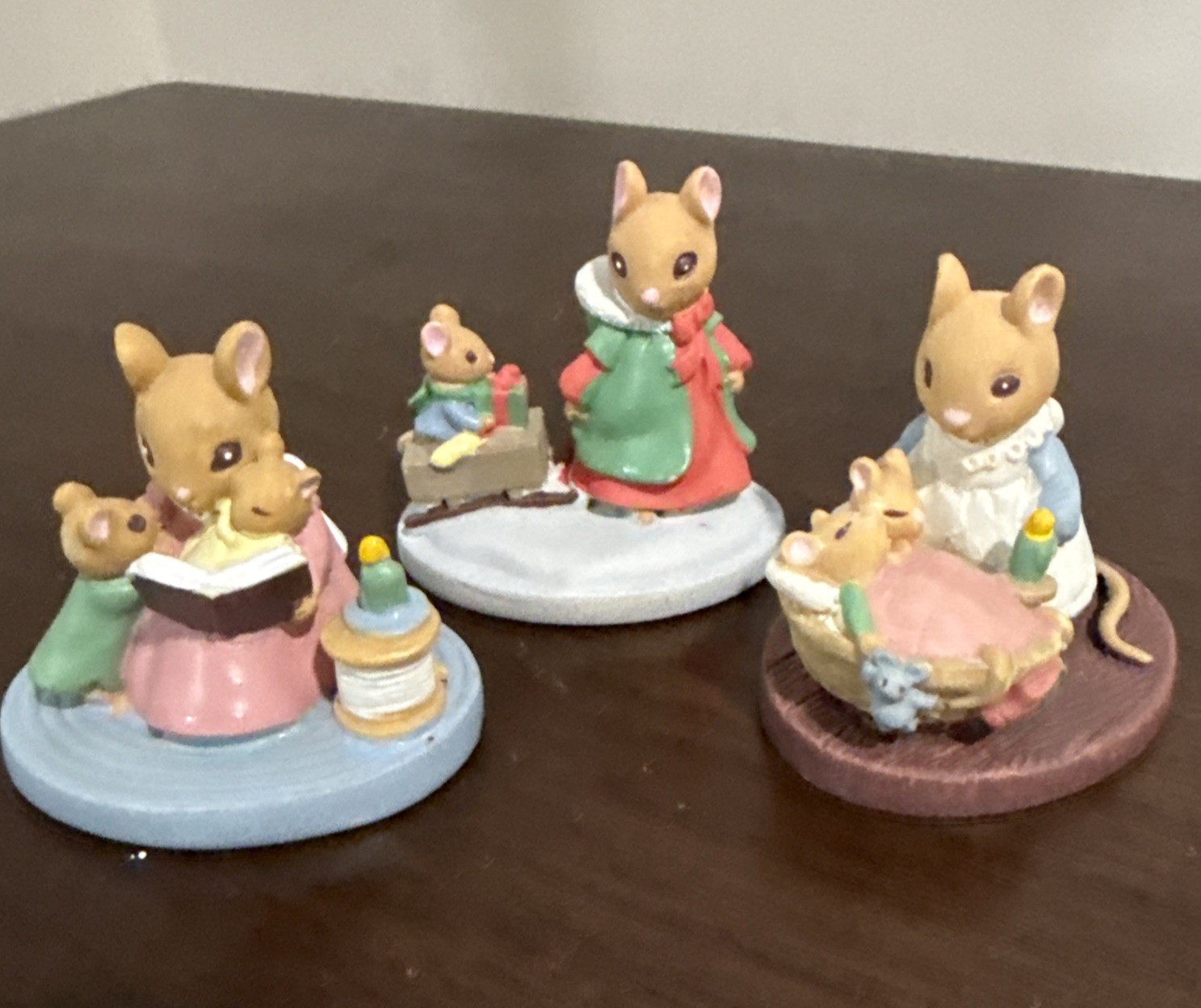 Lot 3 Avon Forest Friends Mice Figurines Story Time All Tucked In Forest Friends Lot 3 Avon Forest Friends Mice Figurines Story Time All Tucked In Forest Friends