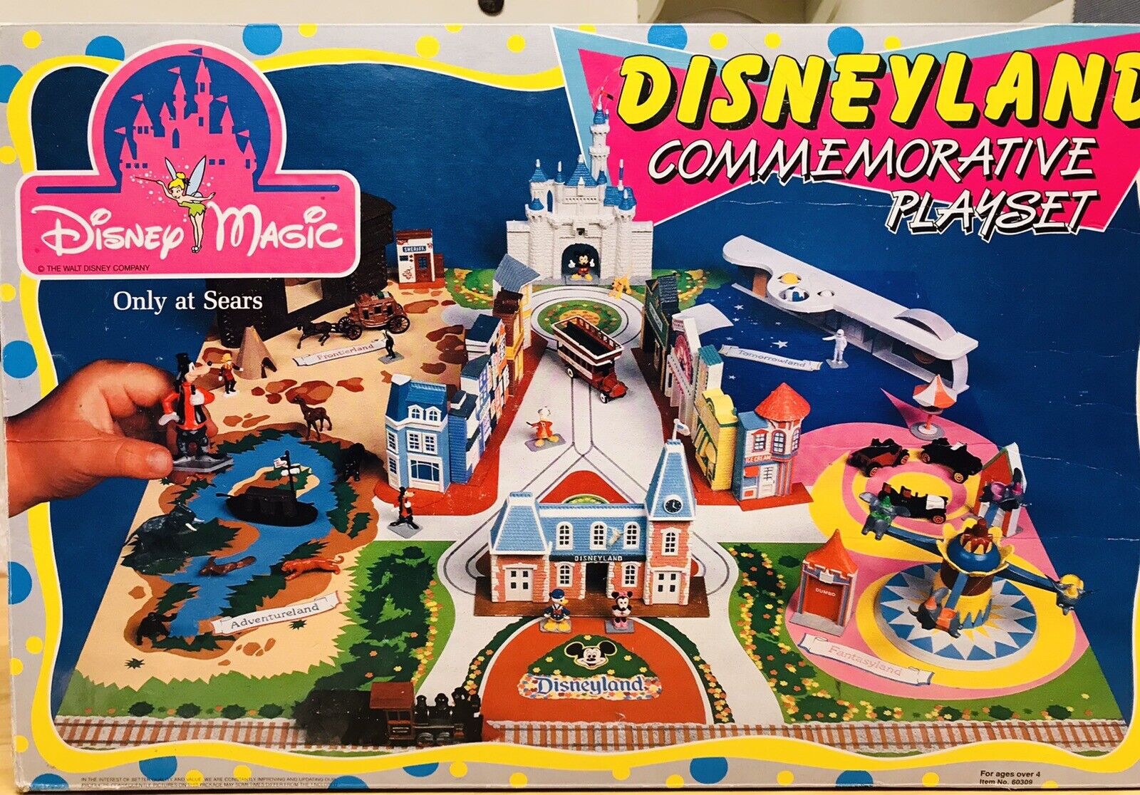 DISNEYLAND COMMEMORATIVE PLAYSET 1988 Walt Disney Company - Disney Magic Sears