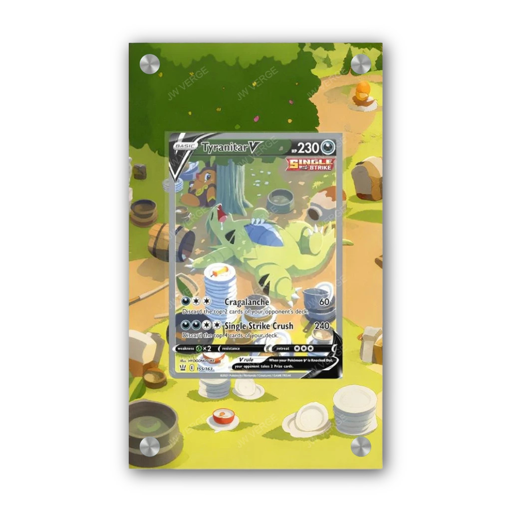 Tyranitar V 155/163 - Exclusive Pokémon Extended Artwork Display Case