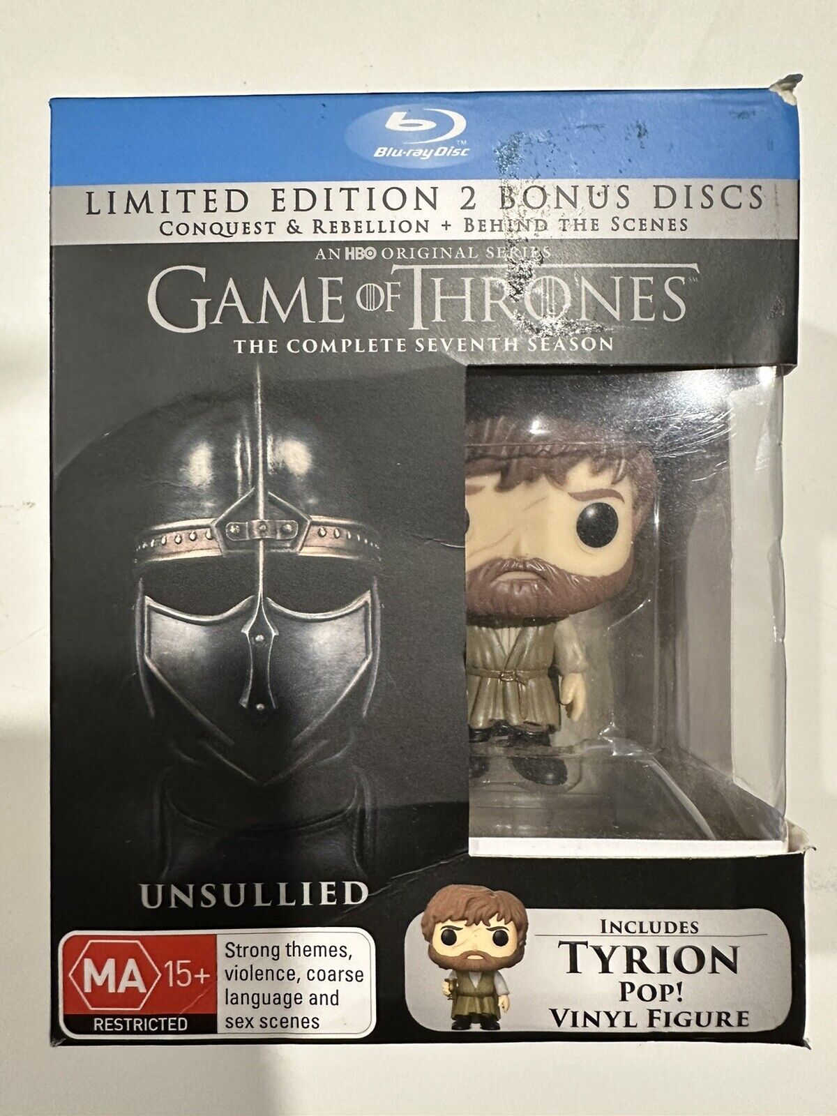 Game of Thrones - Funko Pop Vinyl Figure and Season 7 Blu Ray Disc - TYRION #50