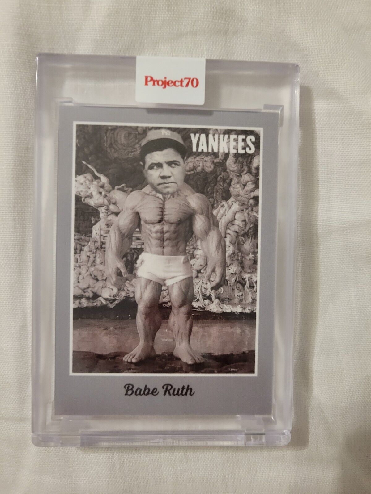 2021 TOPPS PROJECT 70 BABE RUTH by RON ENGLISH #107 LIMITED TO 2971 MADE