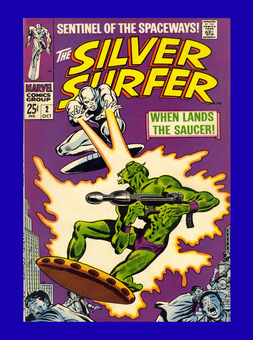 Silver Surfer #2 - 1st App of the Brotherhood of Badoon - Buscema - 1968 9.6 NM+ Silver Surfer #2 - 1st App of the Brotherhood of Badoon - Buscema - 1968 9.6 NM+