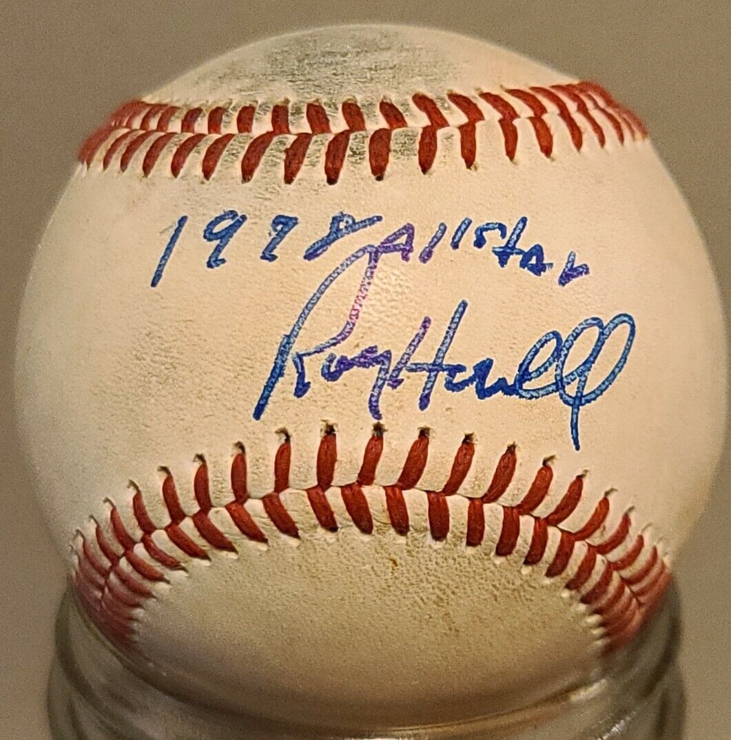 Brewers ROY HOWELL Signed GAME USED Baseball AUTO INSCRIBED 1978 ALLSTAR