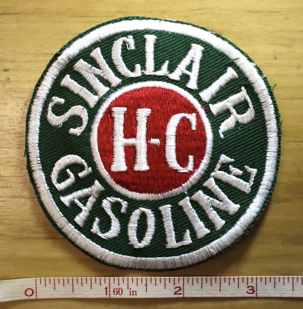 VTG SINCLAIR GASOLINE PATCH 3 1/2” NOS