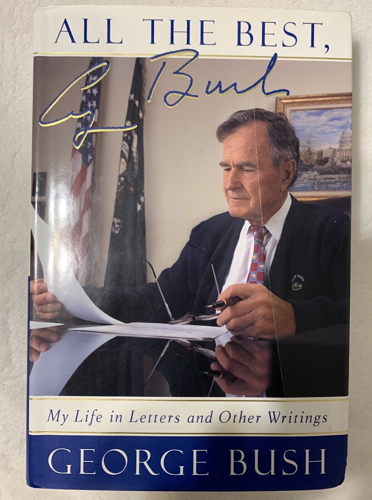 George H. Bush signed Book Heartbeat