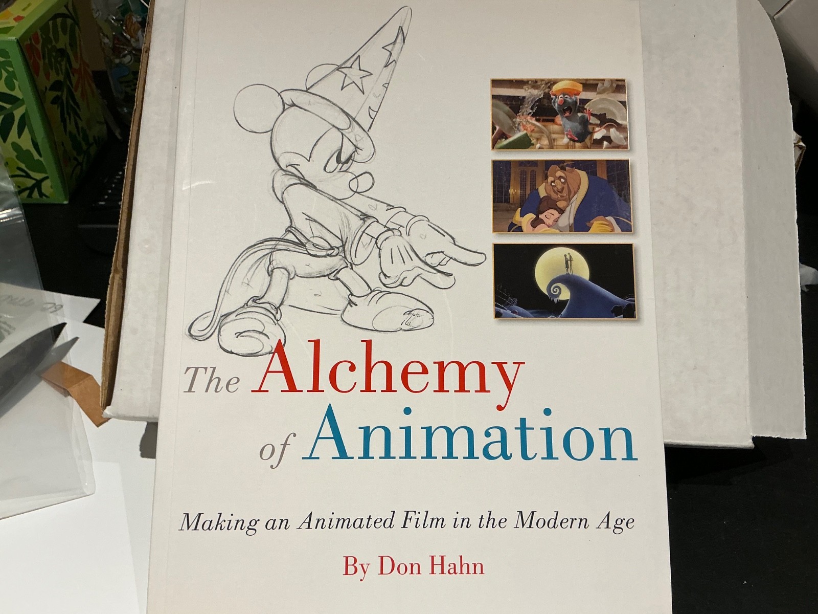 Don Hahn *SIGNED* Alchemy of Animation Book - Soft Cover. Inscribed