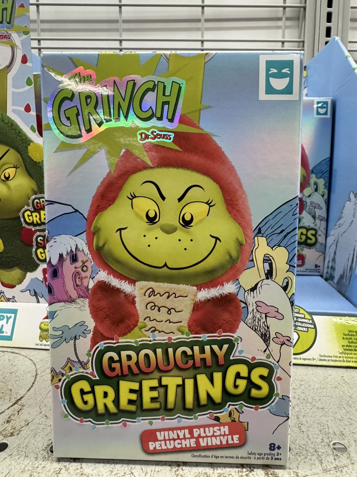 2026 Happy Haul GRINCH GROUCHY GREETINGS Blind Box Vinyl Plush Bag Clip Rare NEW 2026 Happy Haul GRINCH GROUCHY GREETINGS Blind Box Vinyl Plush Bag Clip Rare NEW