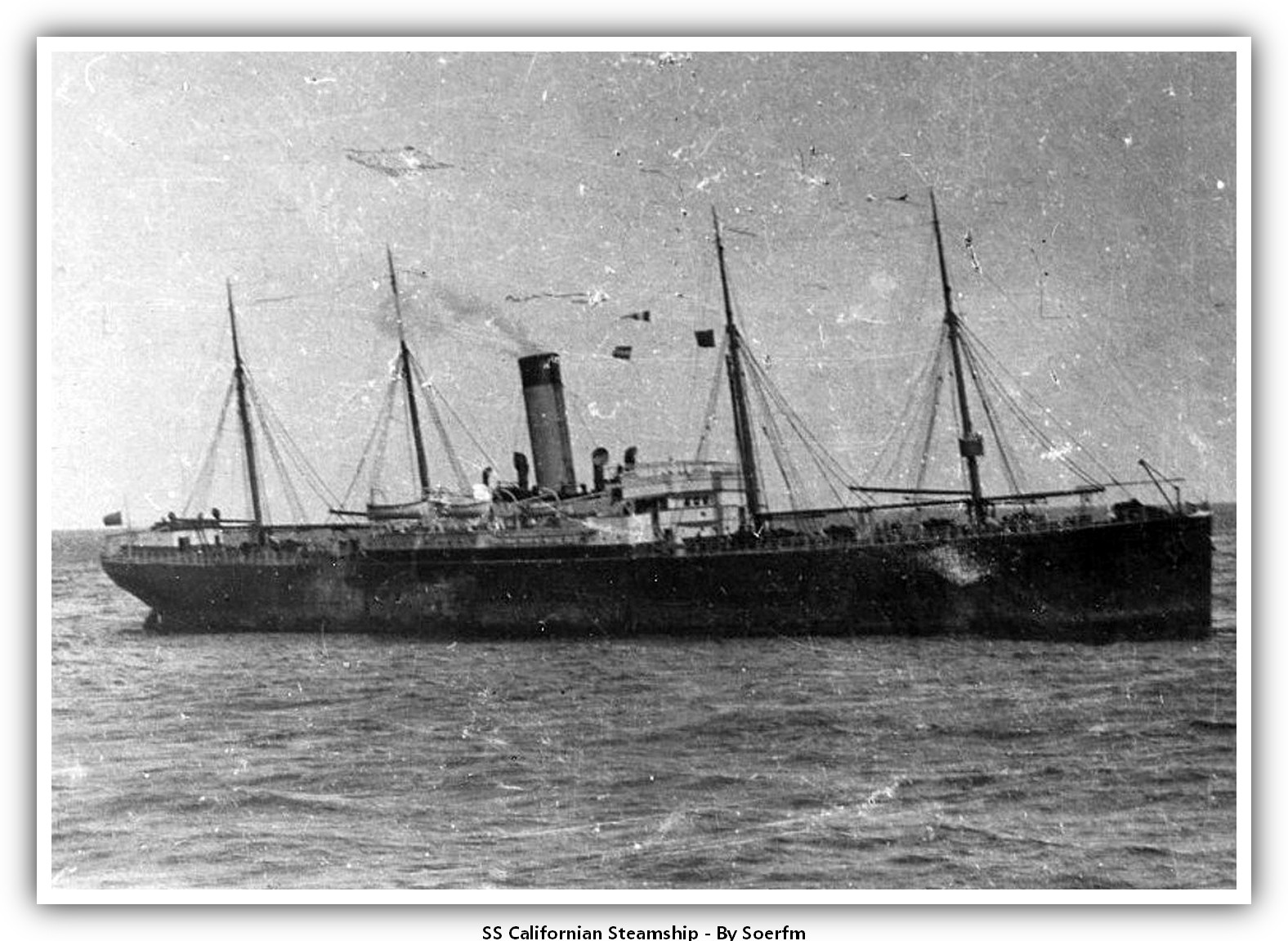 SS Californian Steamship SS Californian Steamship