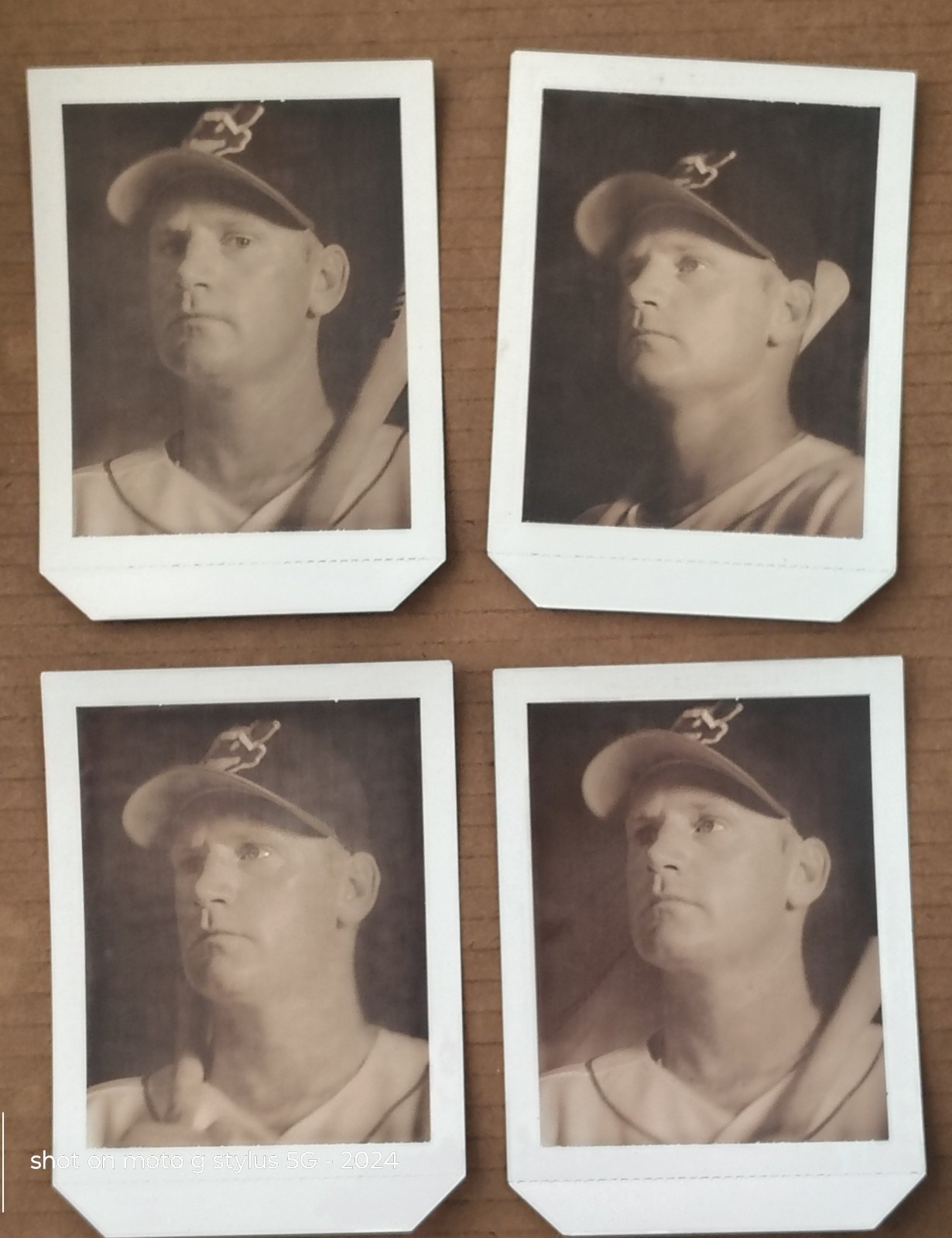 Polaroid  Photo Group Of 4 MLB Baseball 1990s Matt Williams Cleveland Indians 