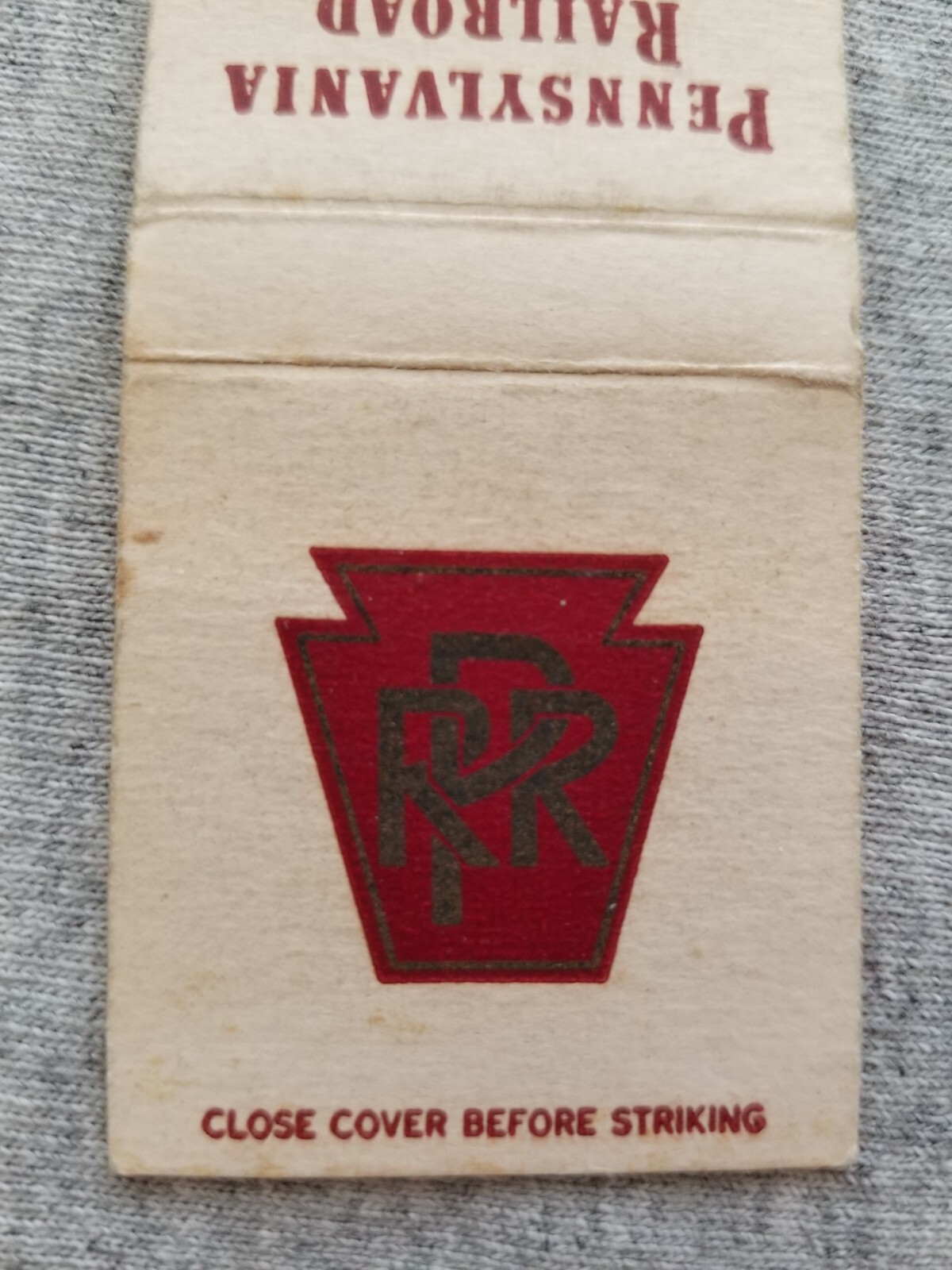 Pennsylvania Railroad Vtg FS Matchbook Cover Economical Dependable Pennsylvania Railroad Vtg FS Matchbook Cover Economical Dependable