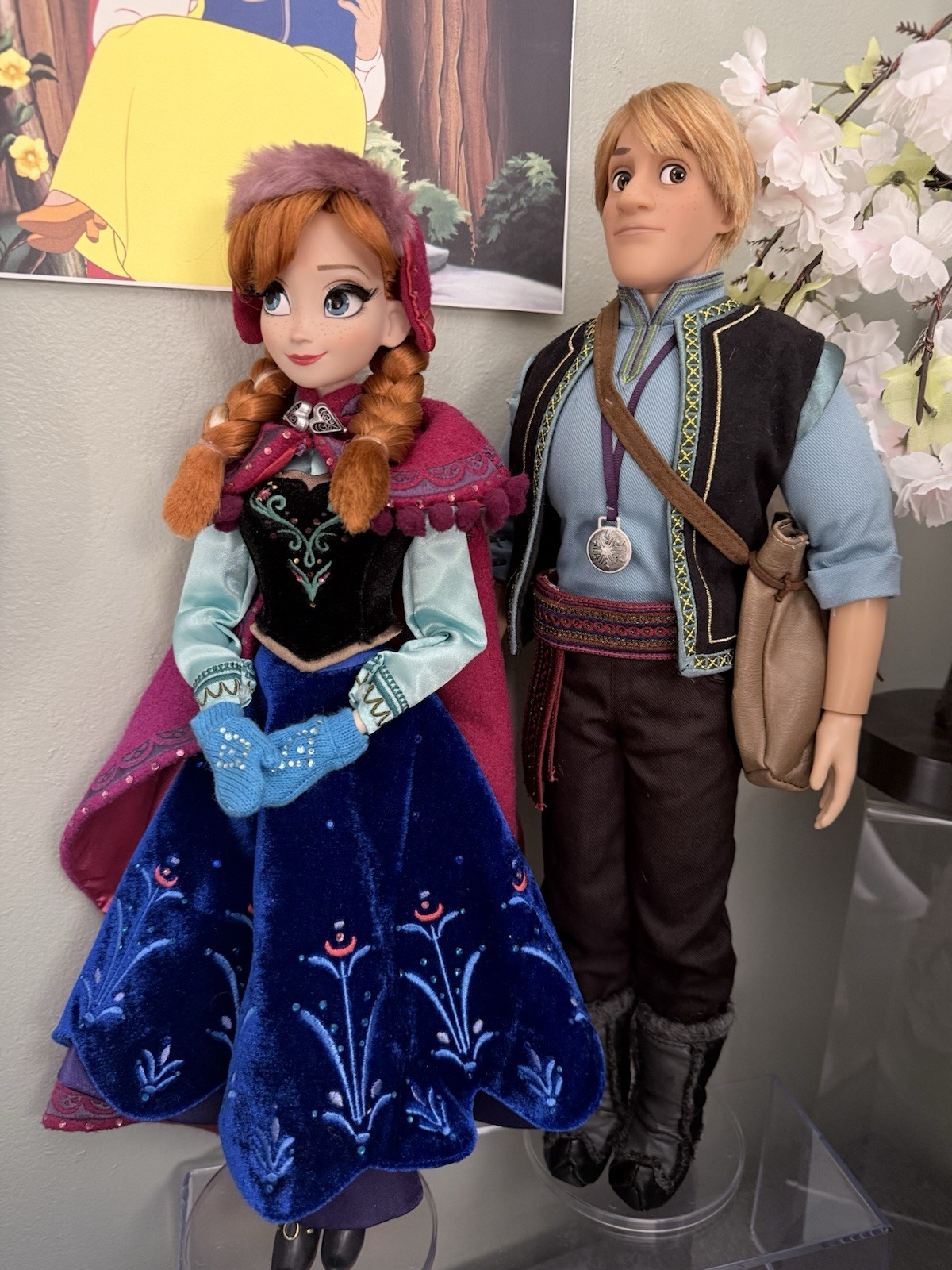 Disney Store Limited Edition Snow Gear Anna And Kristoff Frozen Doll 17” Lot Disney Store Limited Edition Snow Gear Anna And Kristoff Frozen Doll 17” Lot
