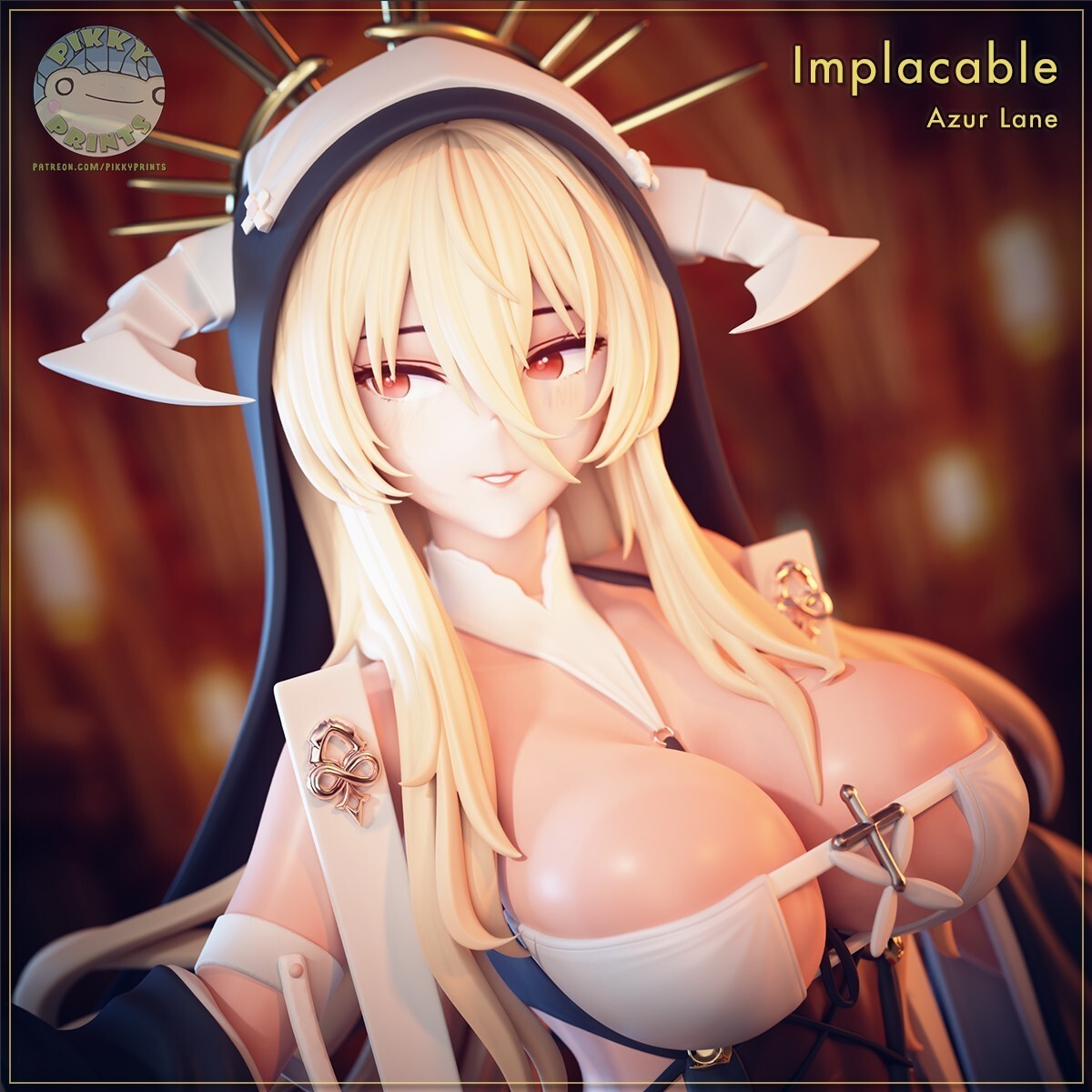 1:8 Implacable Azur Lane Fan Art UNPAINTED Resin Garage Kit