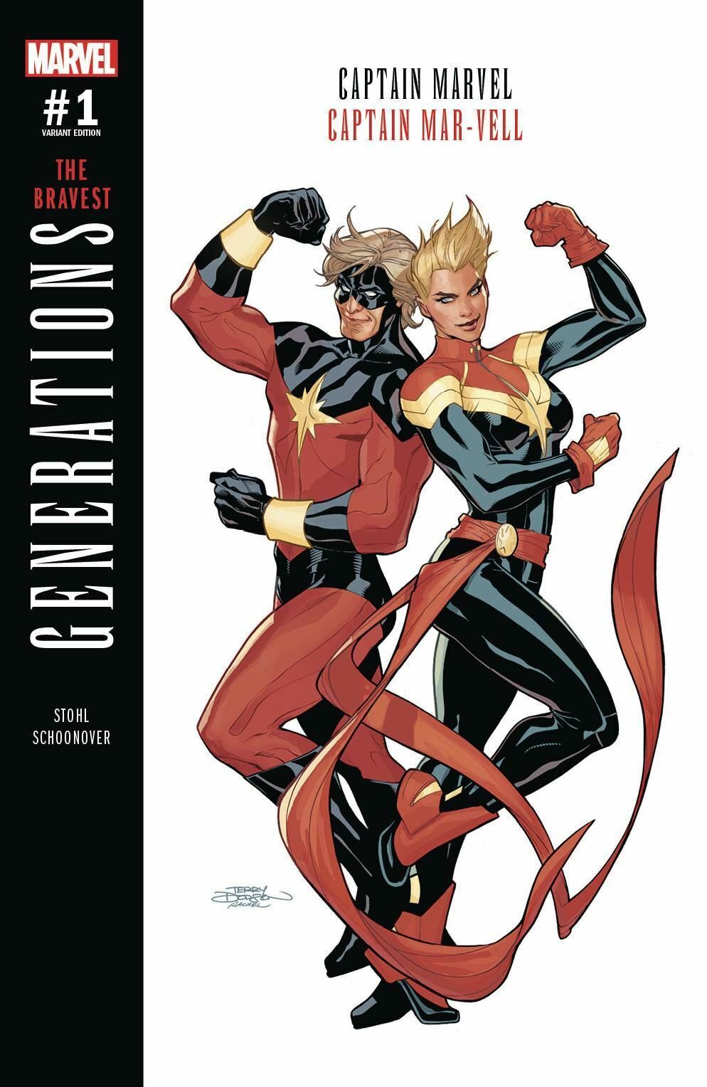Generations Capt Marvel & Capt Mar-vell #1 (Dodson Var) Marvel Comics Comic Book