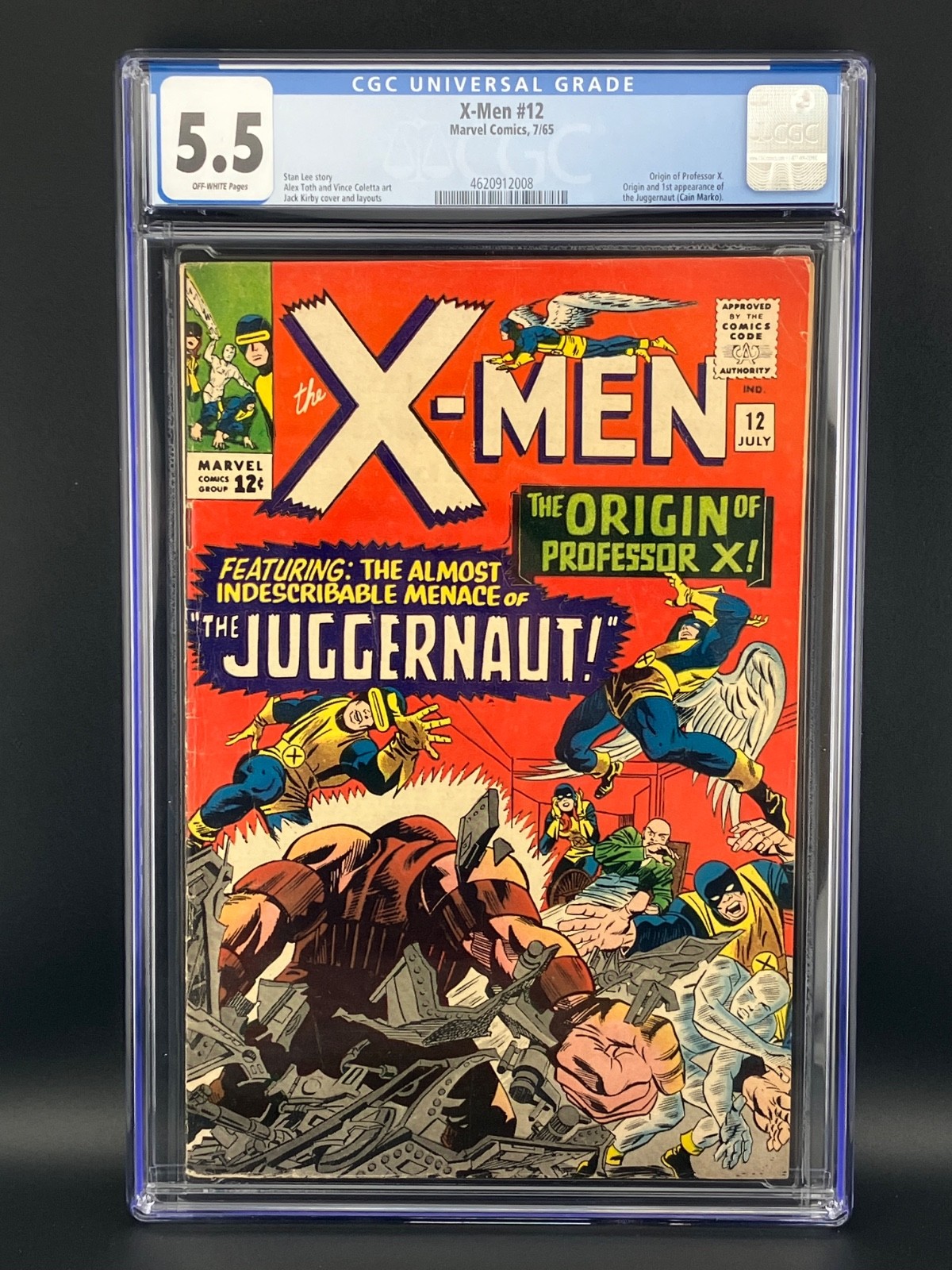 X-Men #12 CGC 5.5 1st Appearance Juggernaut X-Men #12 CGC 5.5 1st Appearance Juggernaut