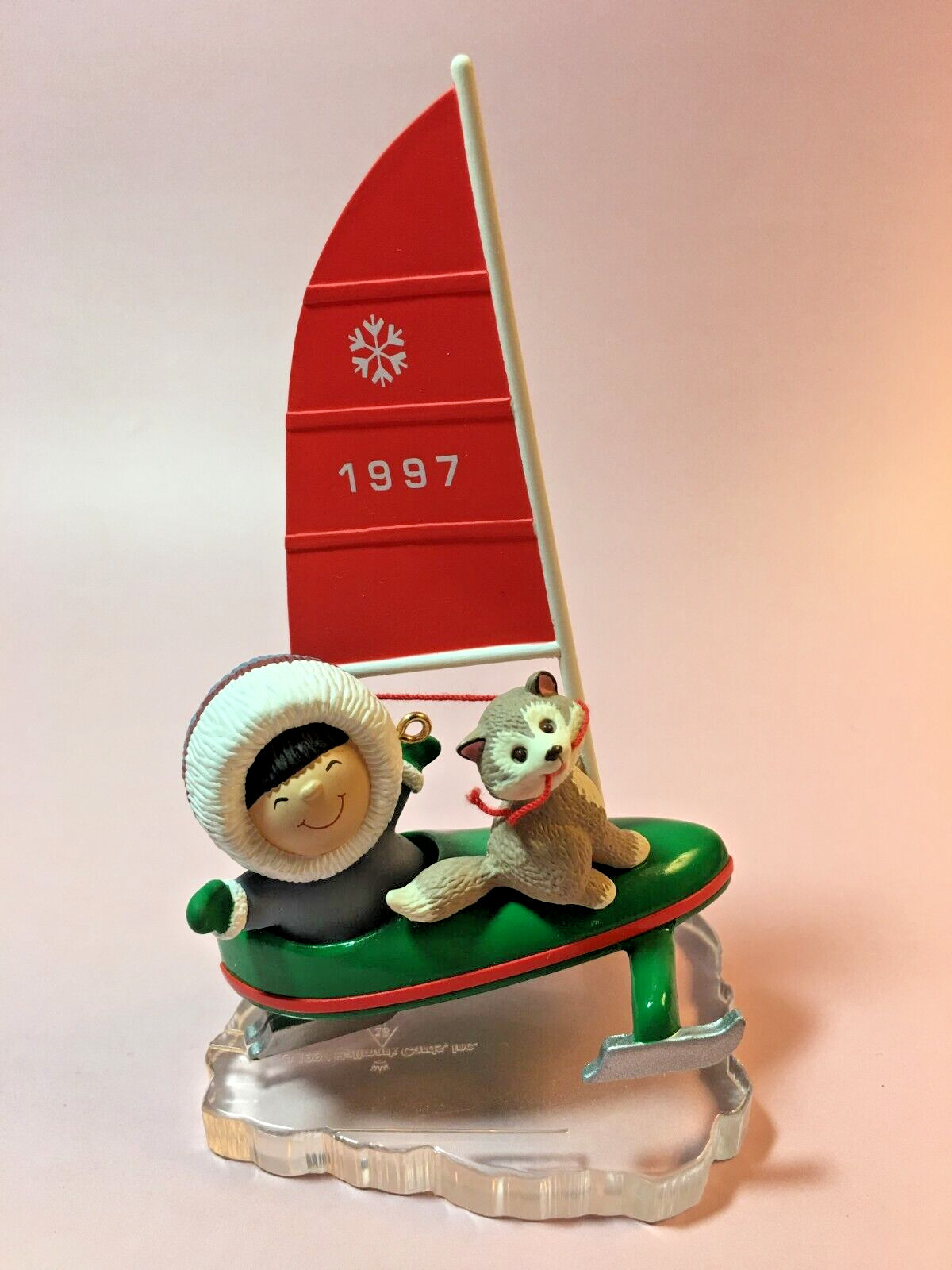 Sailing Ornament -Frosty Friends 1997 Hallmark Christmas Ornament #18 in Series