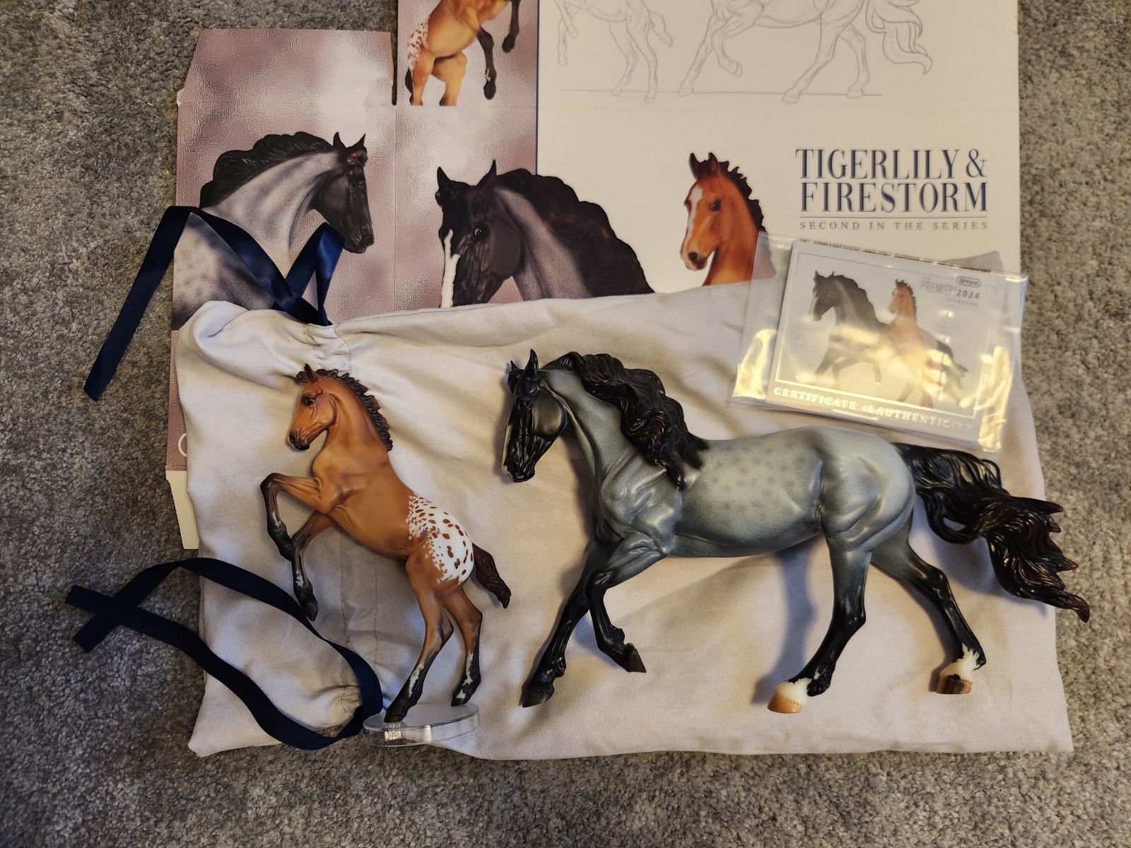 Breyer Premier Club Tigerlilly & Firestorm Breyer Premier Club Tigerlilly & Firestorm