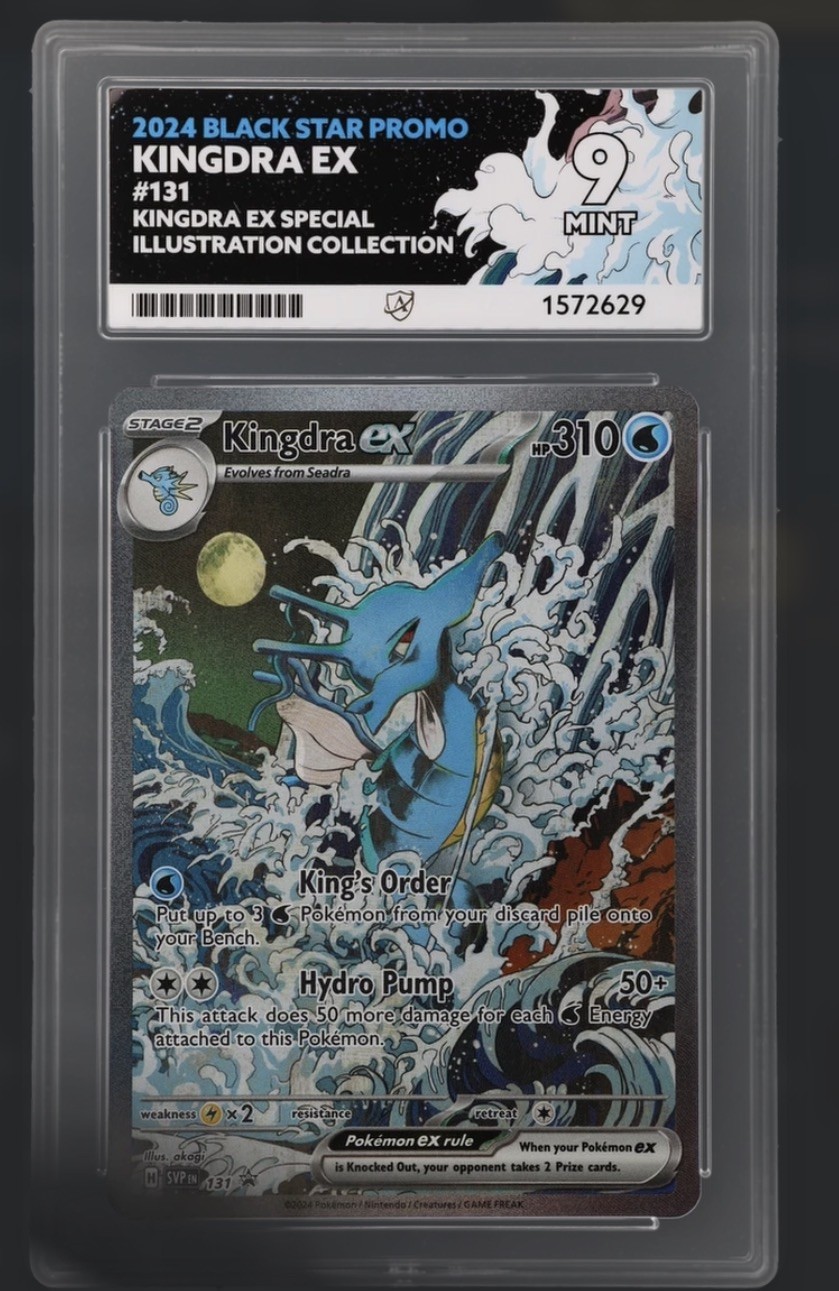 Pokémon TCG The Pokémon Company Black Star Promo Kingdra ex 131 Holo EX 2024 Pokémon TCG The Pokémon Company Black Star Promo Kingdra ex 131 Holo EX 2024