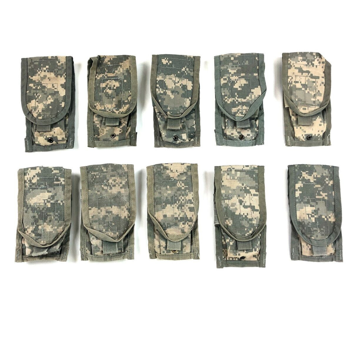 10 DOUBLE TWO MAGAZINE POUCHES ACU MOLLE II 2 MAG POUCH USGI EXCELLENT 10 DOUBLE TWO MAGAZINE POUCHES ACU MOLLE II 2 MAG POUCH USGI EXCELLENT