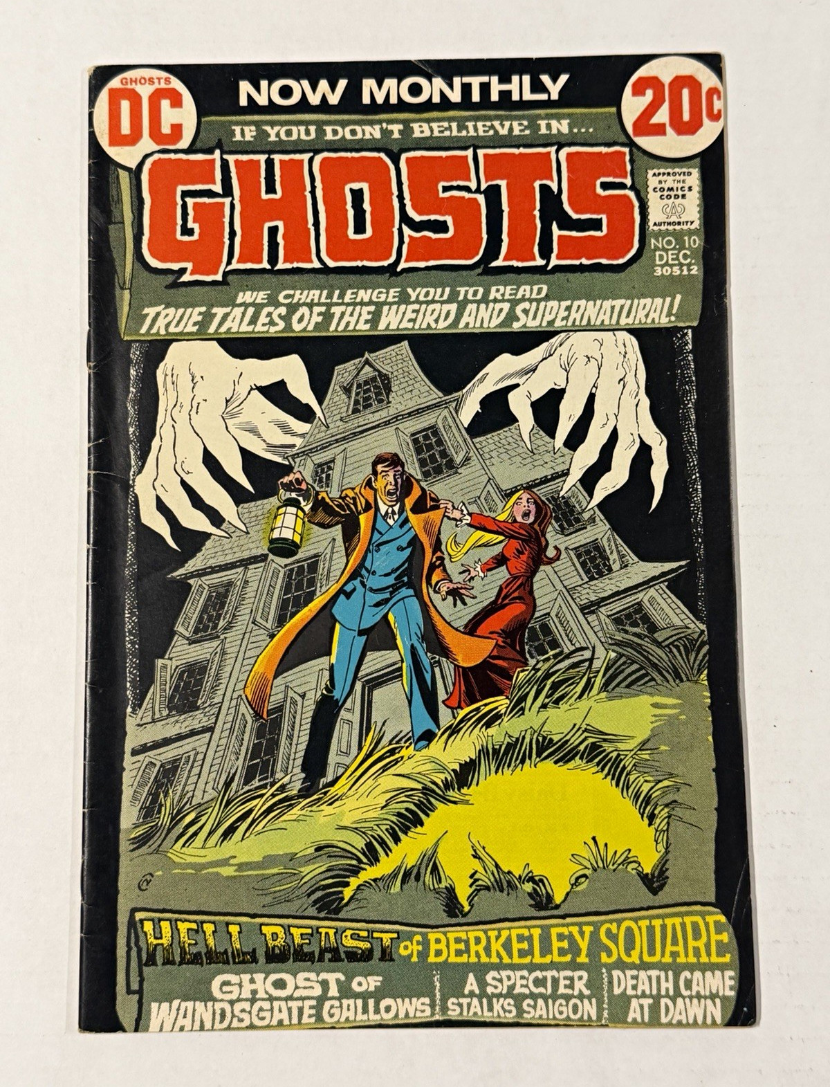Ghosts #10 (1972) DC Nick Cardy Cover Bronze Age Horror VG/FN Ghosts #10 (1972) DC Nick Cardy Cover Bronze Age Horror VG/FN