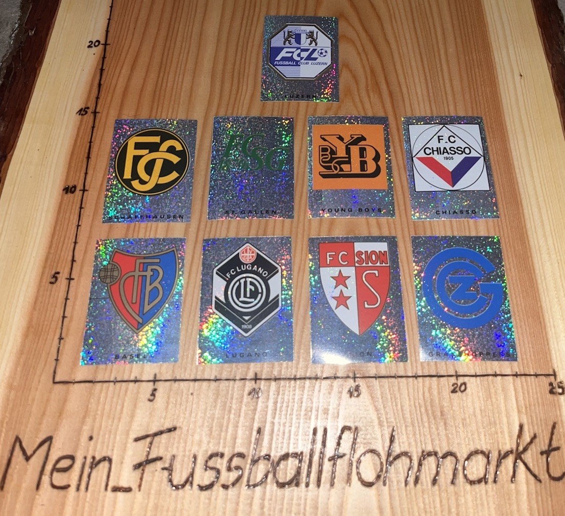 panini sticker Switzerland 1994 emblem (YB;FCBasel;Chiasso;Schaffhausen;Lucerne; etc.) 1x panini sticker Switzerland 1994 emblem (YB;FCBasel;Chiasso;Schaffhausen;Lucerne; etc.) 1x