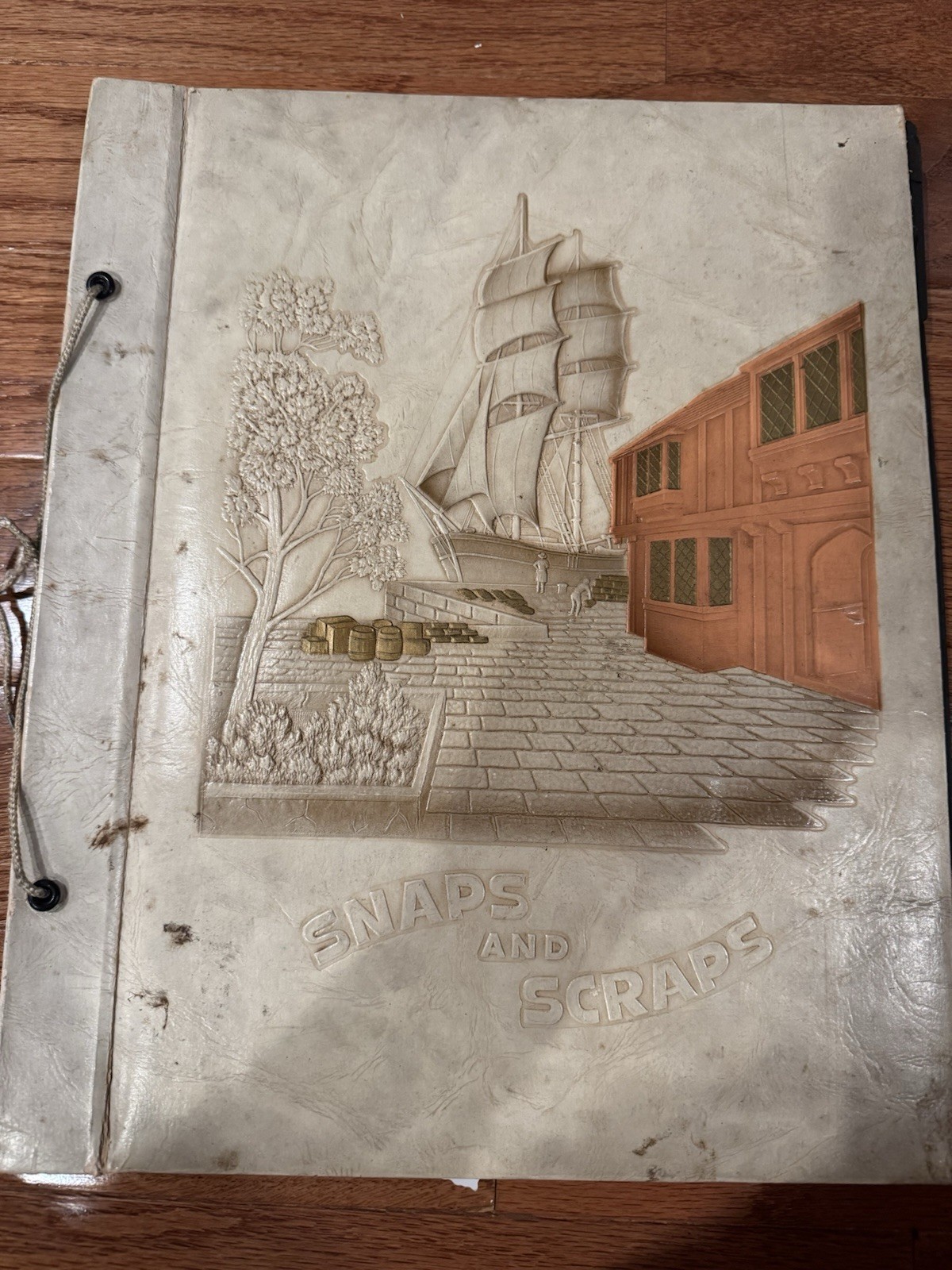 Vintage 1930s Photo Scrapbook Album B&W Pictures Vintage 1930s Photo Scrapbook Album B&W Pictures
