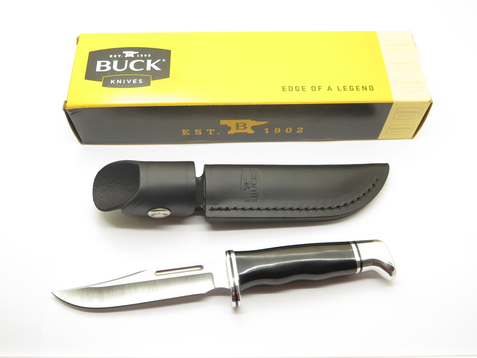 2024 Buck 117 Brahma Black Phenolic Handle Fixed Blade Hunting Knife 2024 Buck 117 Brahma Black Phenolic Handle Fixed Blade Hunting Knife