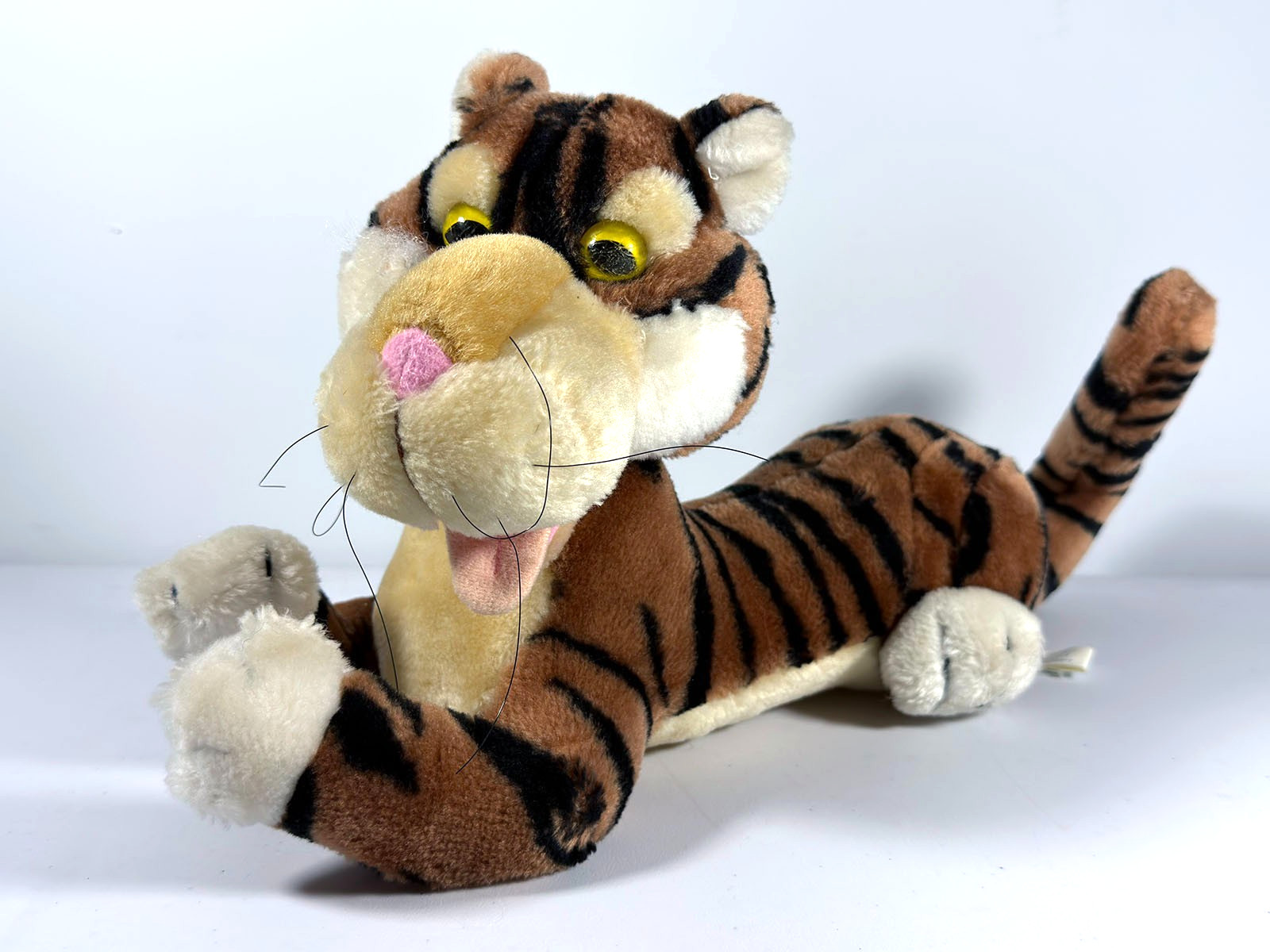 VTG RARE Disney World It’s A Small World Tiger Plush Figure Goebel VTG RARE Disney World It’s A Small World Tiger Plush Figure Goebel