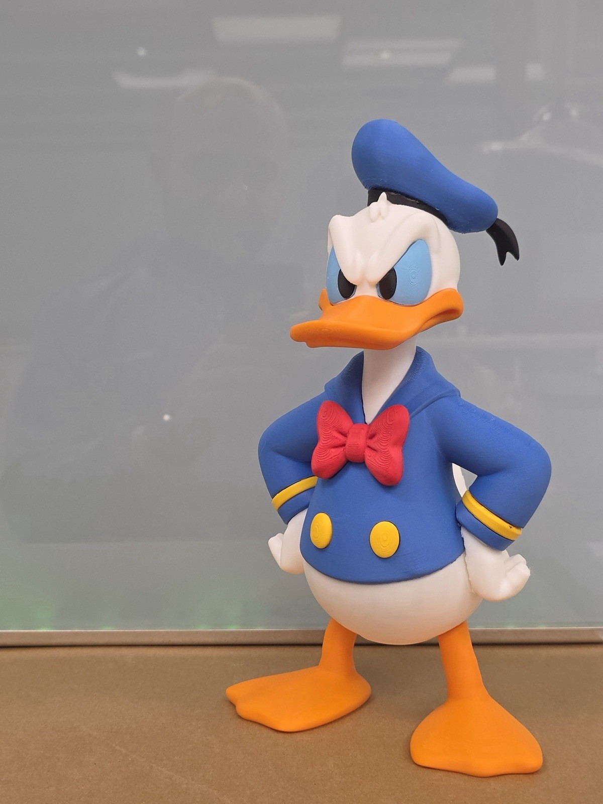 Custom 3D Printed Donald Duck Figure Statue 27cm Classic Disney Collectible Custom 3D Printed Donald Duck Figure Statue 27cm Classic Disney Collectible