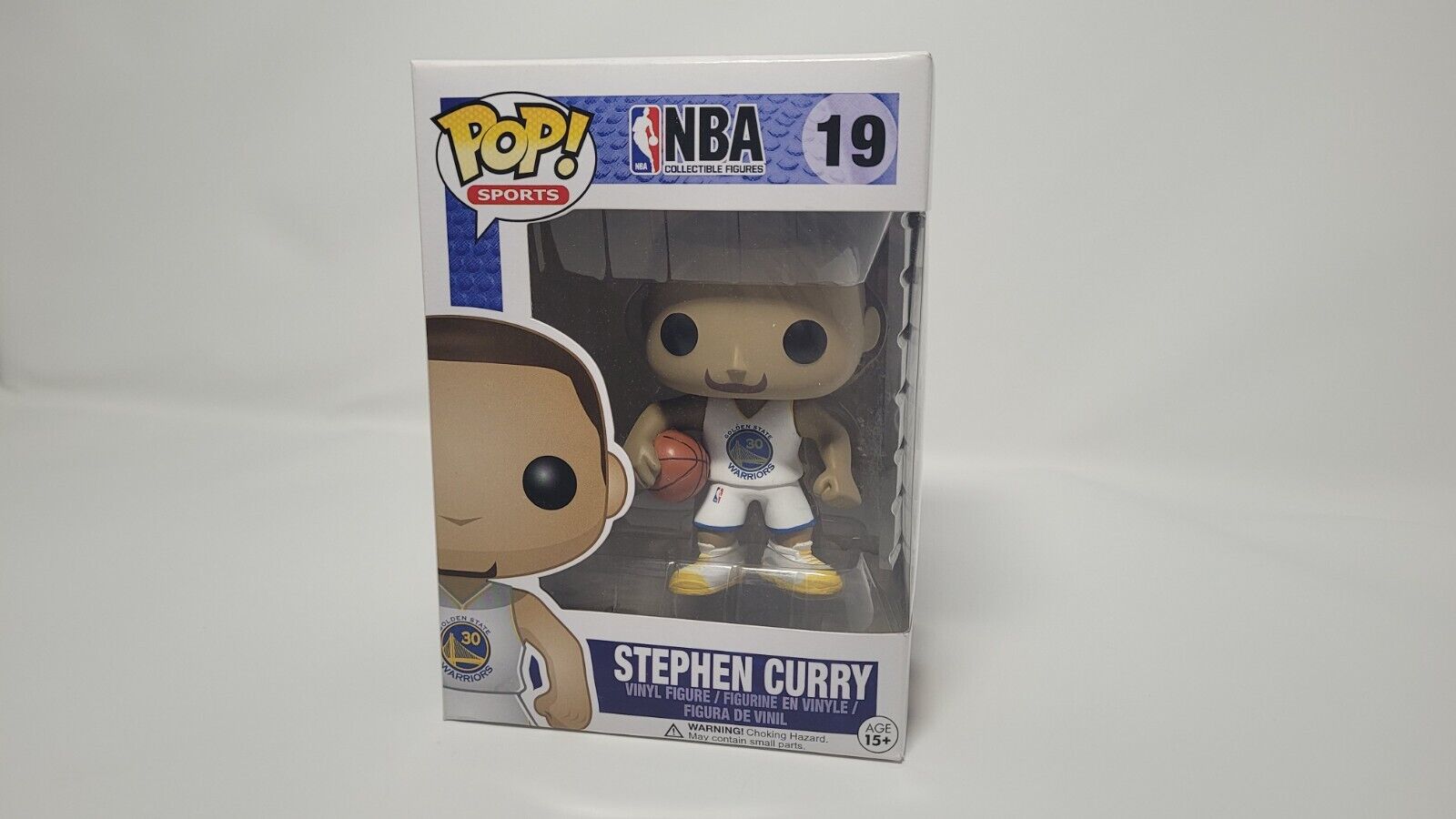 Funko POP NBA Stephen Curry #19 White Jersey Golden State Warriors POP Life 2016
