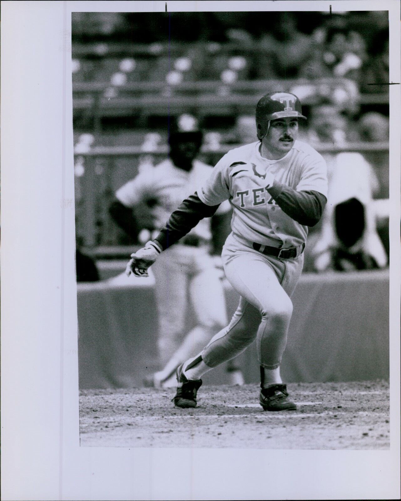 LG796 1990 Original Tony Tomsic Photo RAFAEL PALMEIRO Texas Rangers Baseball MLB