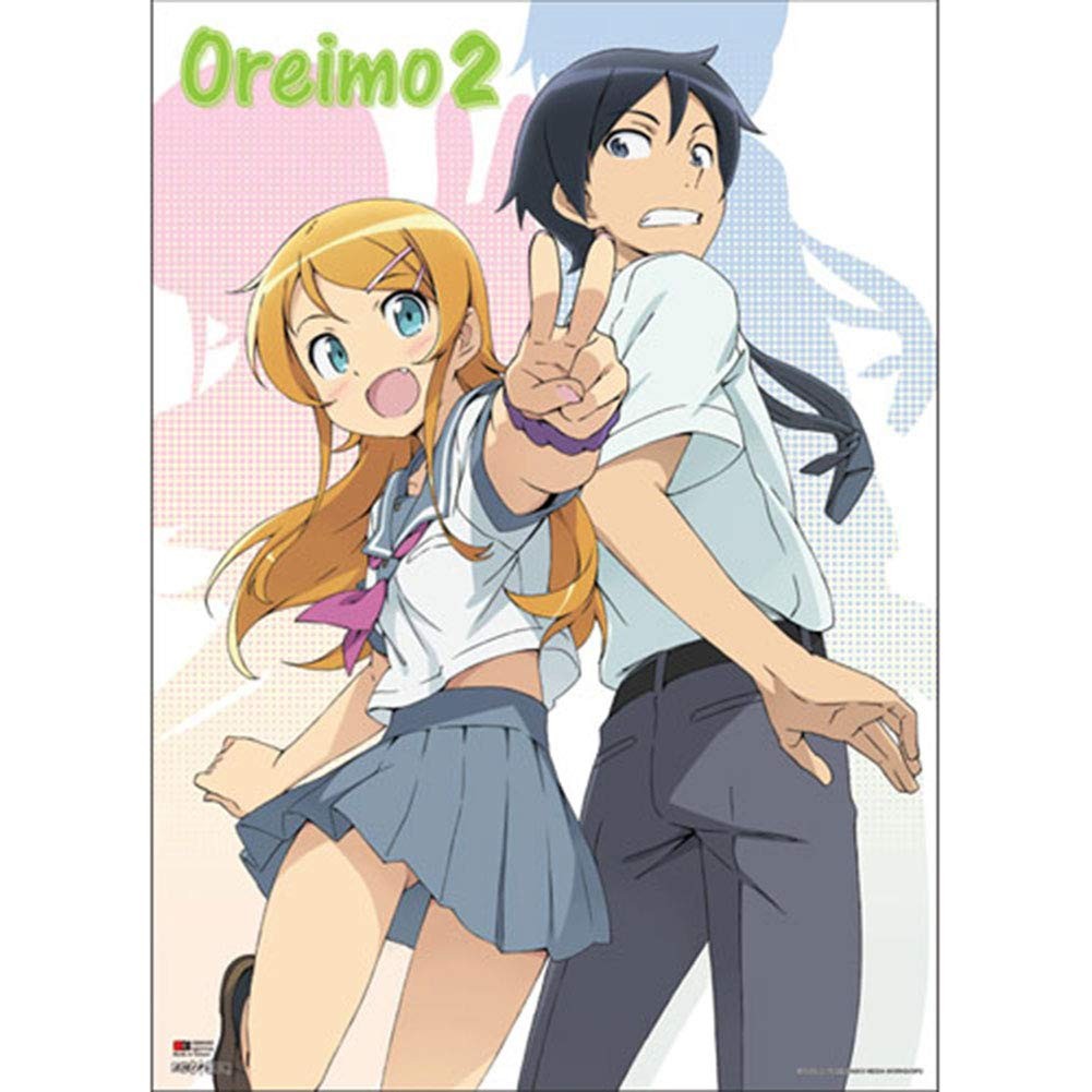 Oreimo 2 Kyosuke & Kirino Wall Scroll - Great Eastern Dorm Room Decor