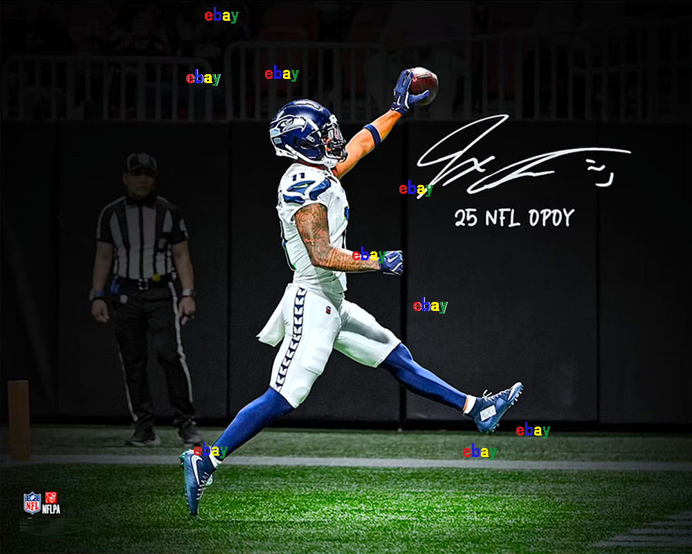 JAXON SMITH-NJIGBA SIGNED REPRINT SEATTLE SEAHAWKS WR 8\