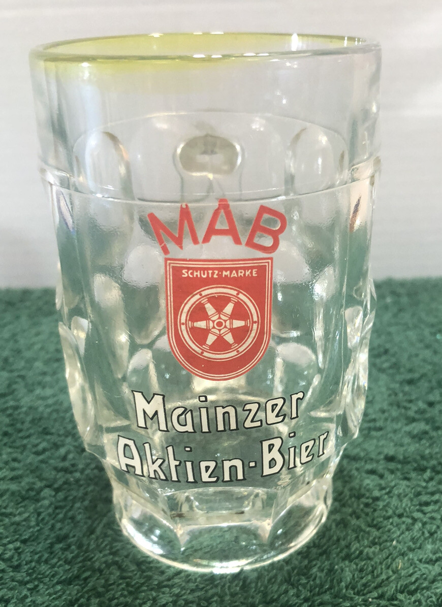 MAB- Schutz-Marke- Mainzer Aktien-Bier Mug- Vintage German Oktoberfest MAB- Schutz-Marke- Mainzer Aktien-Bier Mug- Vintage German Oktoberfest