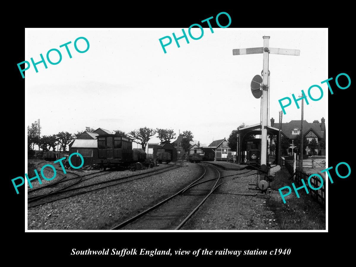 Southwold Suffolk England The Railway Station c1940 Old Large Historic Photo Southwold Suffolk England The Railway Station c1940 Old Large Historic Photo