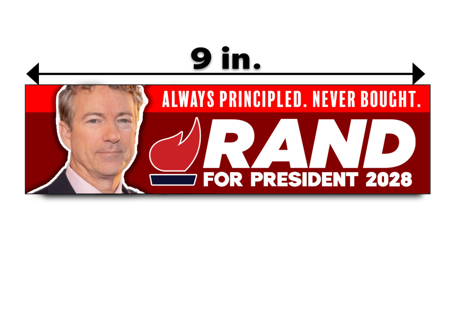 RAND PAUL 2028 Bumper Sticker Decal Political Republican Kentucky Libertarian RAND PAUL 2028 Bumper Sticker Decal Political Republican Kentucky Libertarian