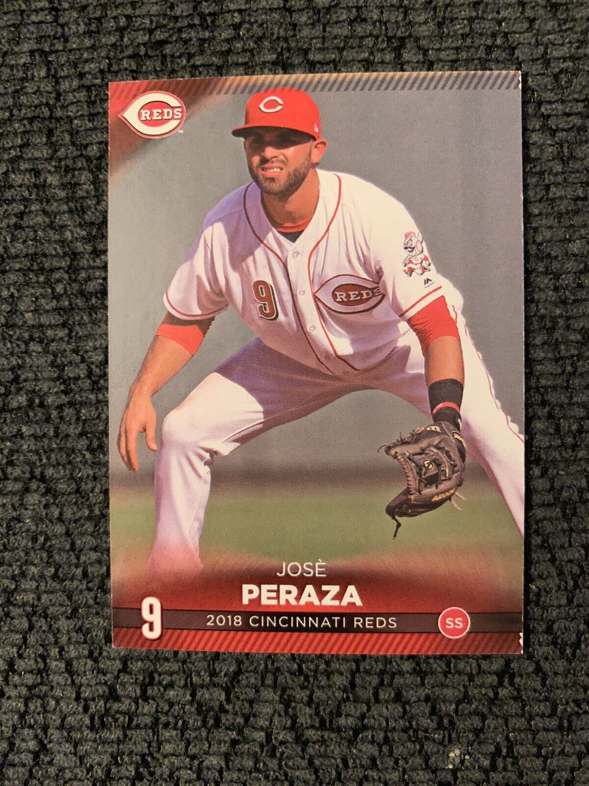 2018 Kahns Baseball Trading Card Cincinnati Reds Team Issued Jose Peraza