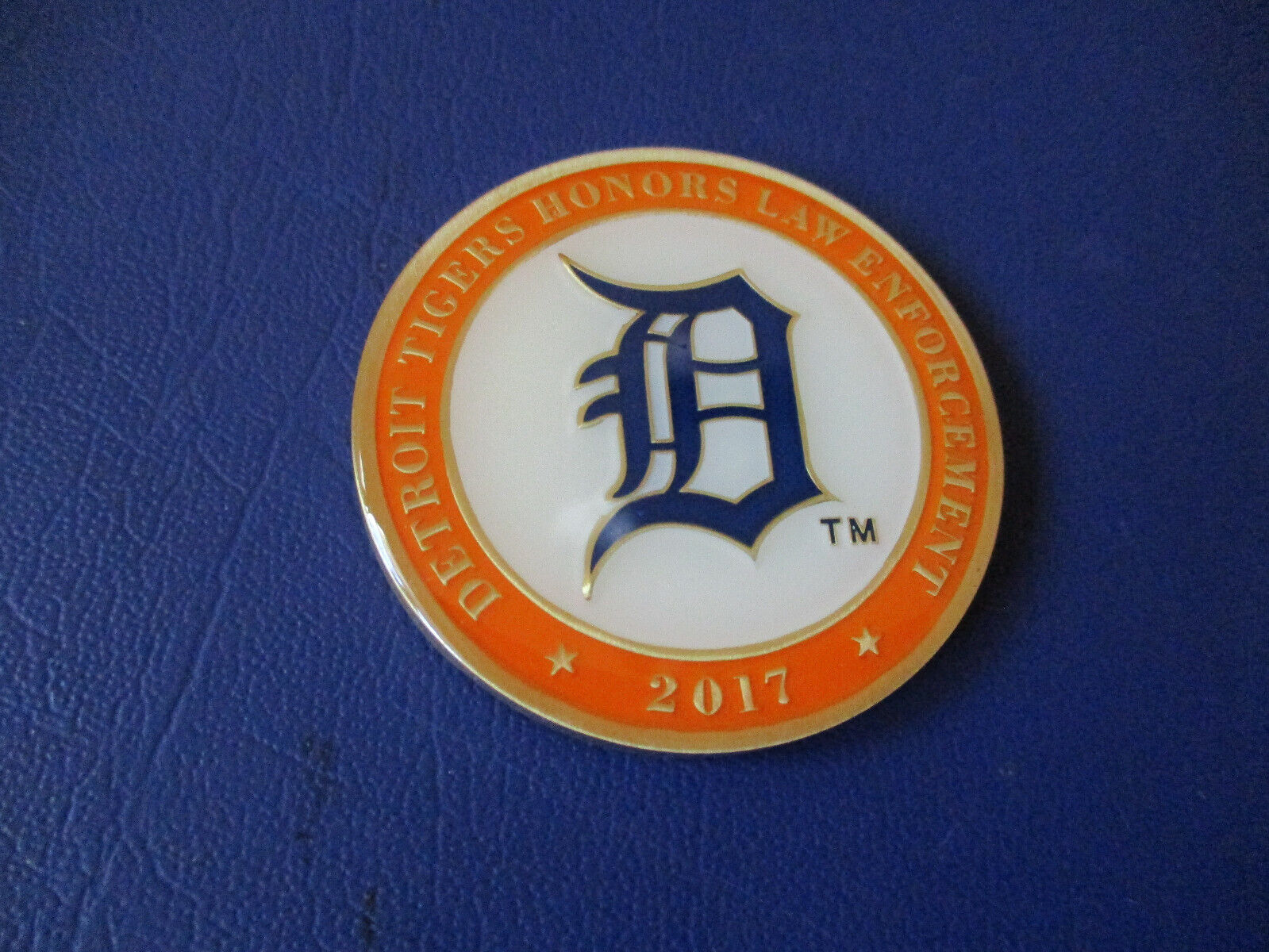 Detroit Tigers MLB  Honors Law Enforcement Memorial 2017 Challenge Coin