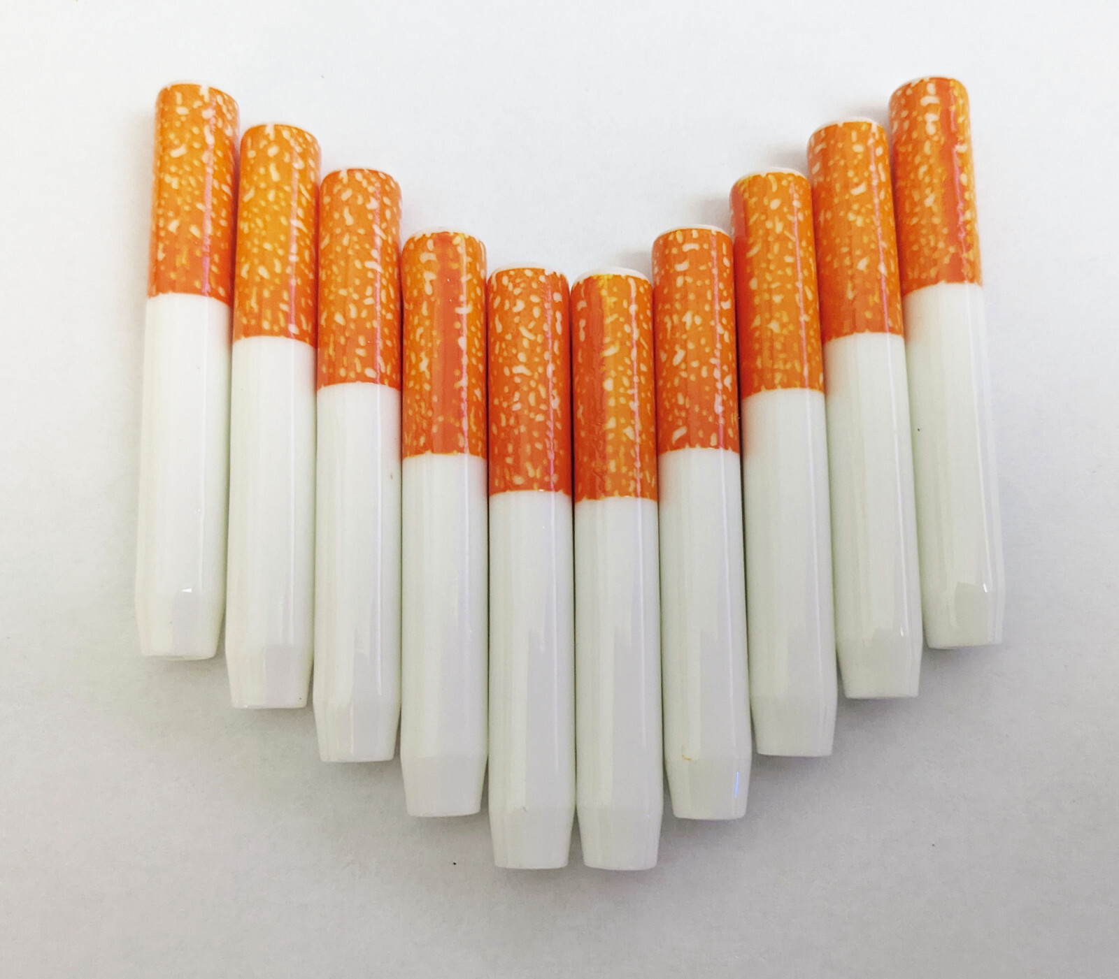 10x Ceramic One Hitter Dugout Pipe Cigarette Bat Small 55mm / 2.13