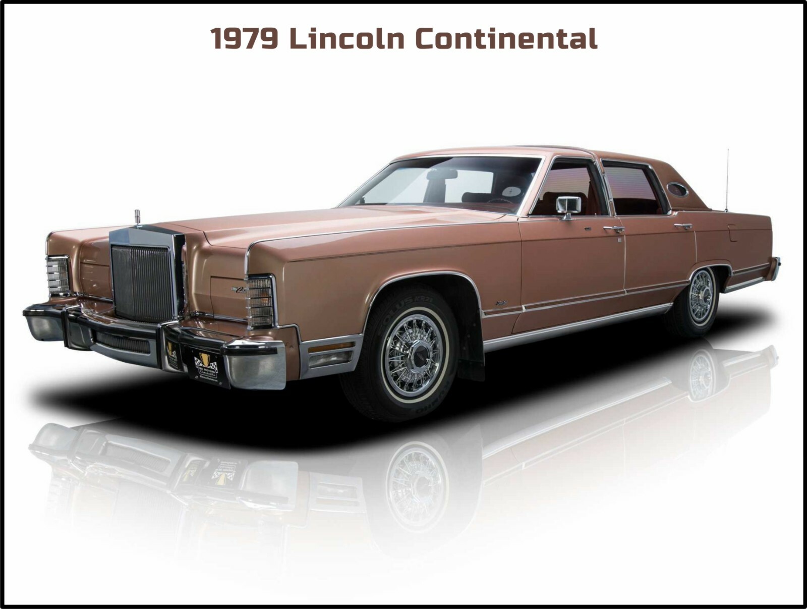 1979 Lincoln Continental New Metal Sign: Beautiful Restoration 12x16\ 1979 Lincoln Continental New Metal Sign: Beautiful Restoration 12x16\