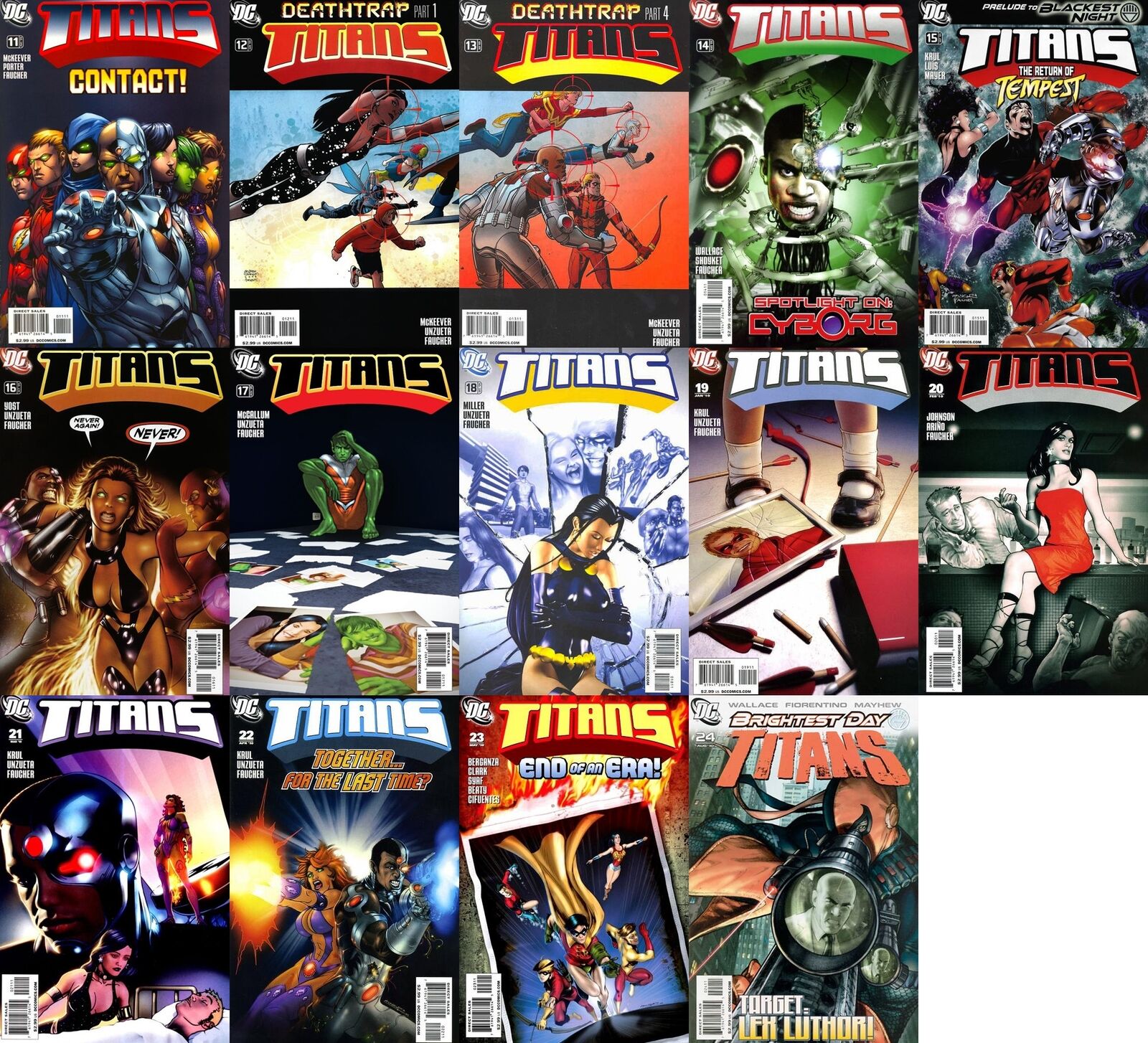 Titans #11-24 Volume 2 (2008-2011) DC Comics - 14 Comics