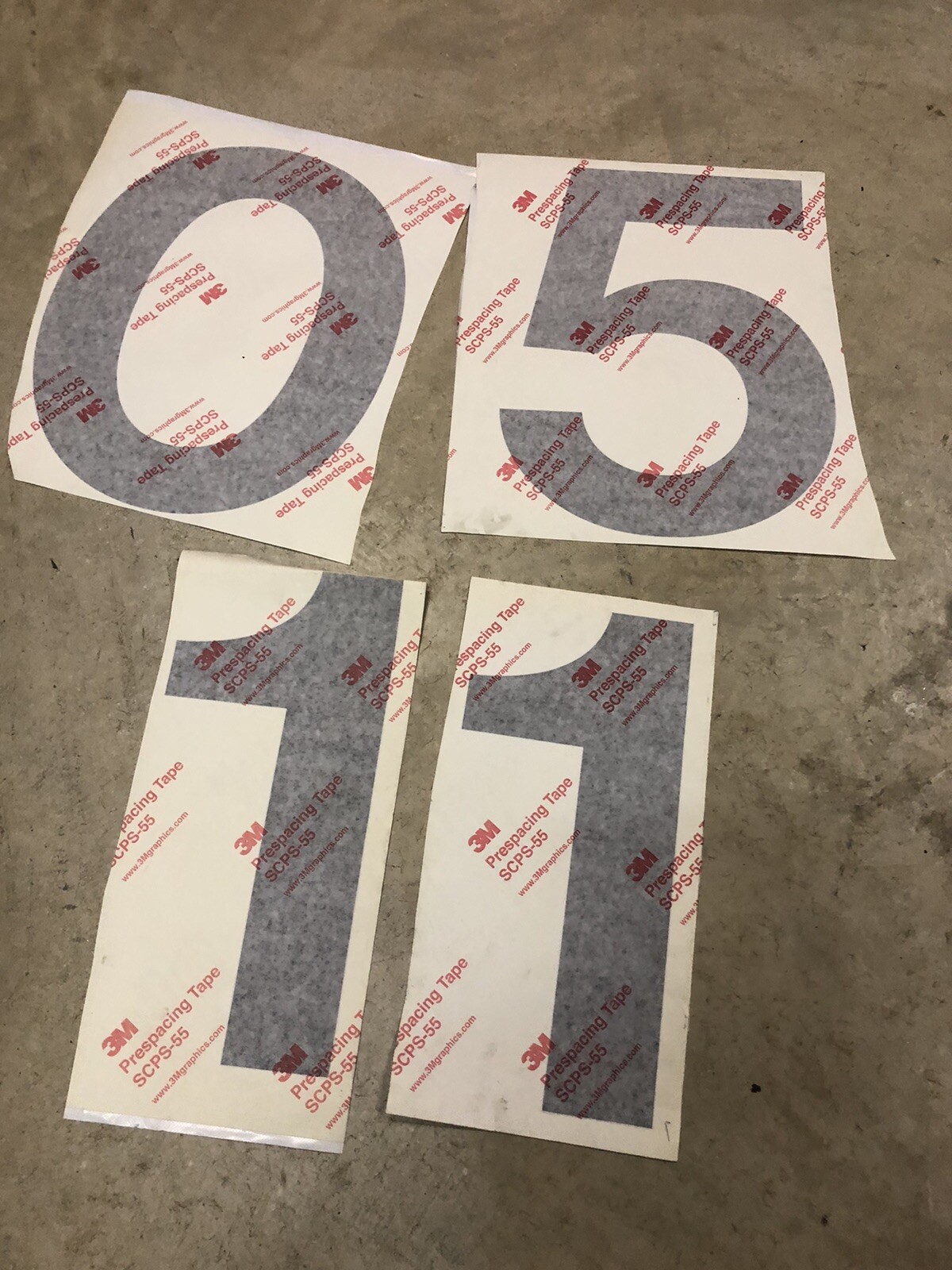 3M Large Vinyl Numbers Authentic Subway / Bus Transit RARE DC METRO 3M 680CR 3M Large Vinyl Numbers Authentic Subway / Bus Transit RARE DC METRO 3M 680CR