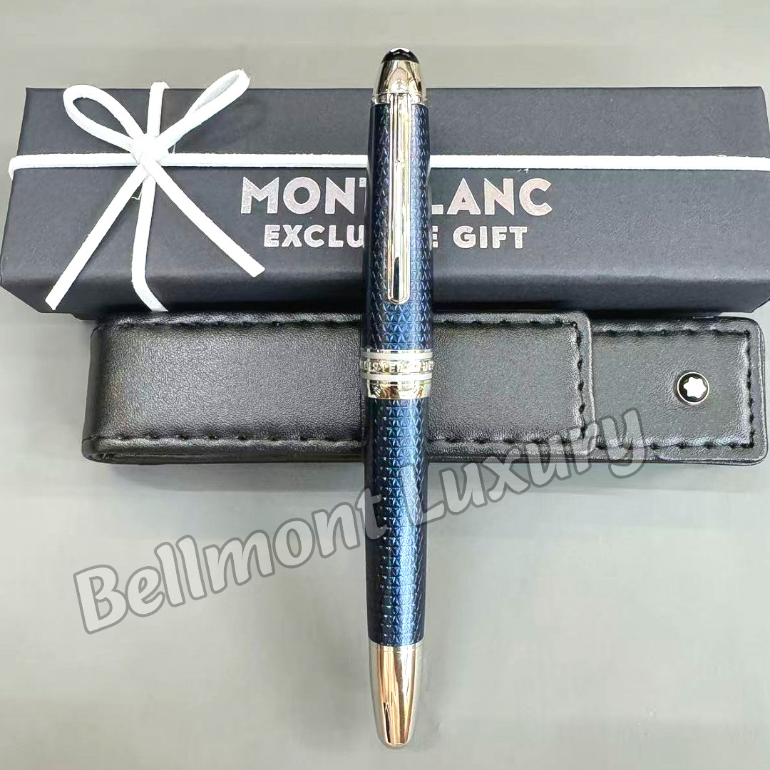 MONTBLANC Meisterstück Luxury Solitaire Blue Hour LeGrand Fountain Pen MONTBLANC Meisterstück Luxury Solitaire Blue Hour LeGrand Fountain Pen