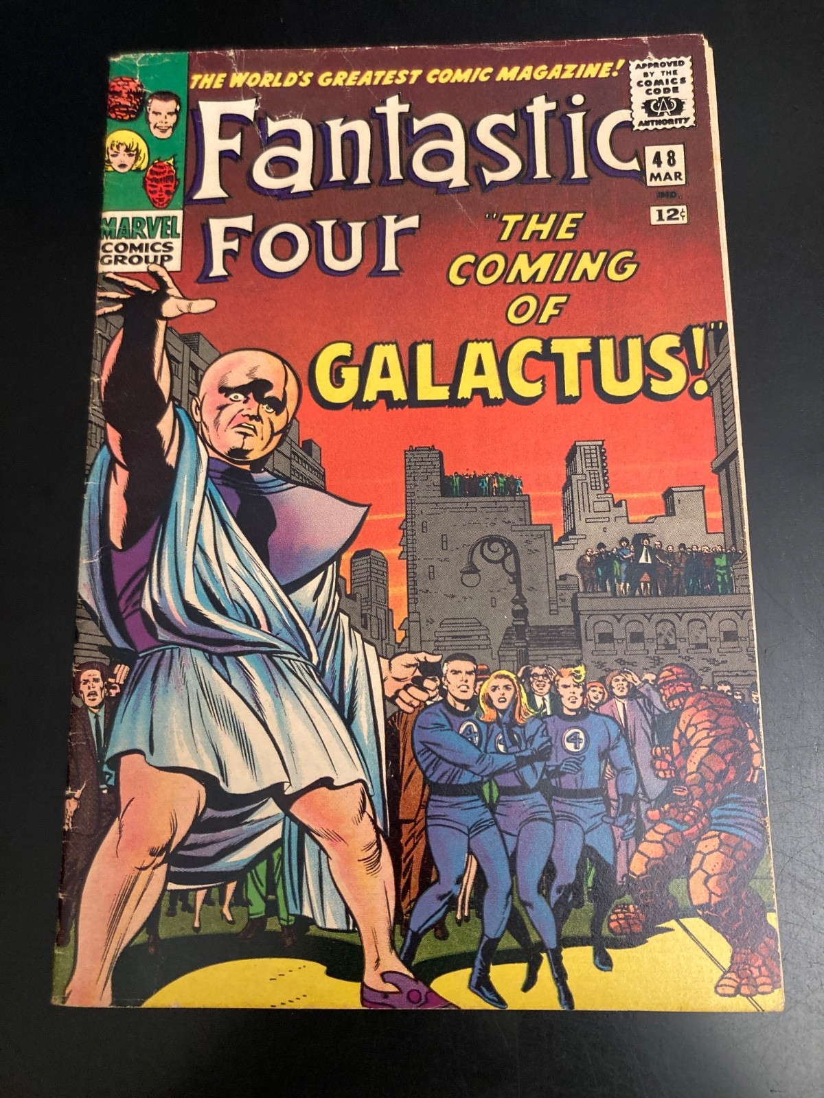 Lookee... FANTASTIC FOUR #48 (1966) *Big Galactus Key* Flat, Bright & Colorful